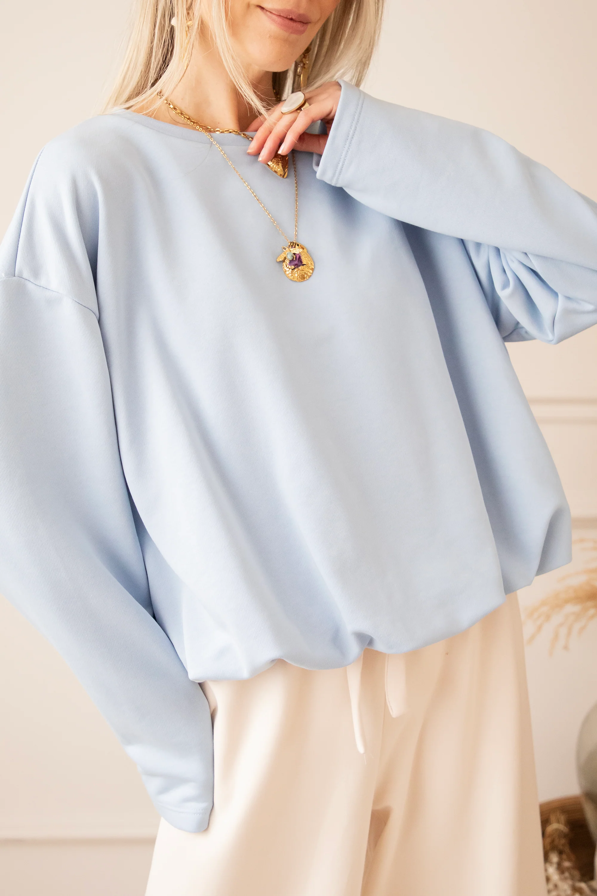 Soft Stretch Baby Blue - Sweater - Image 5