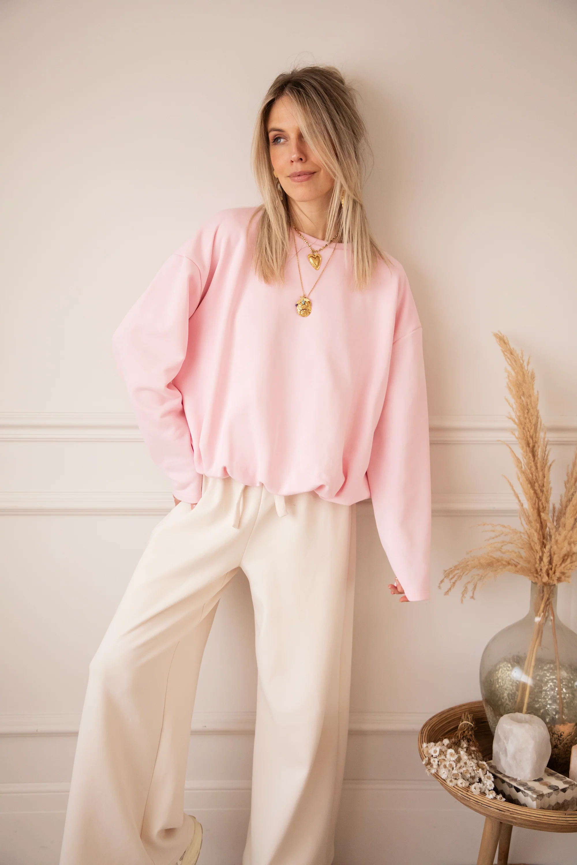 Soft Stretch Baby Pink - Sweater - Image 3