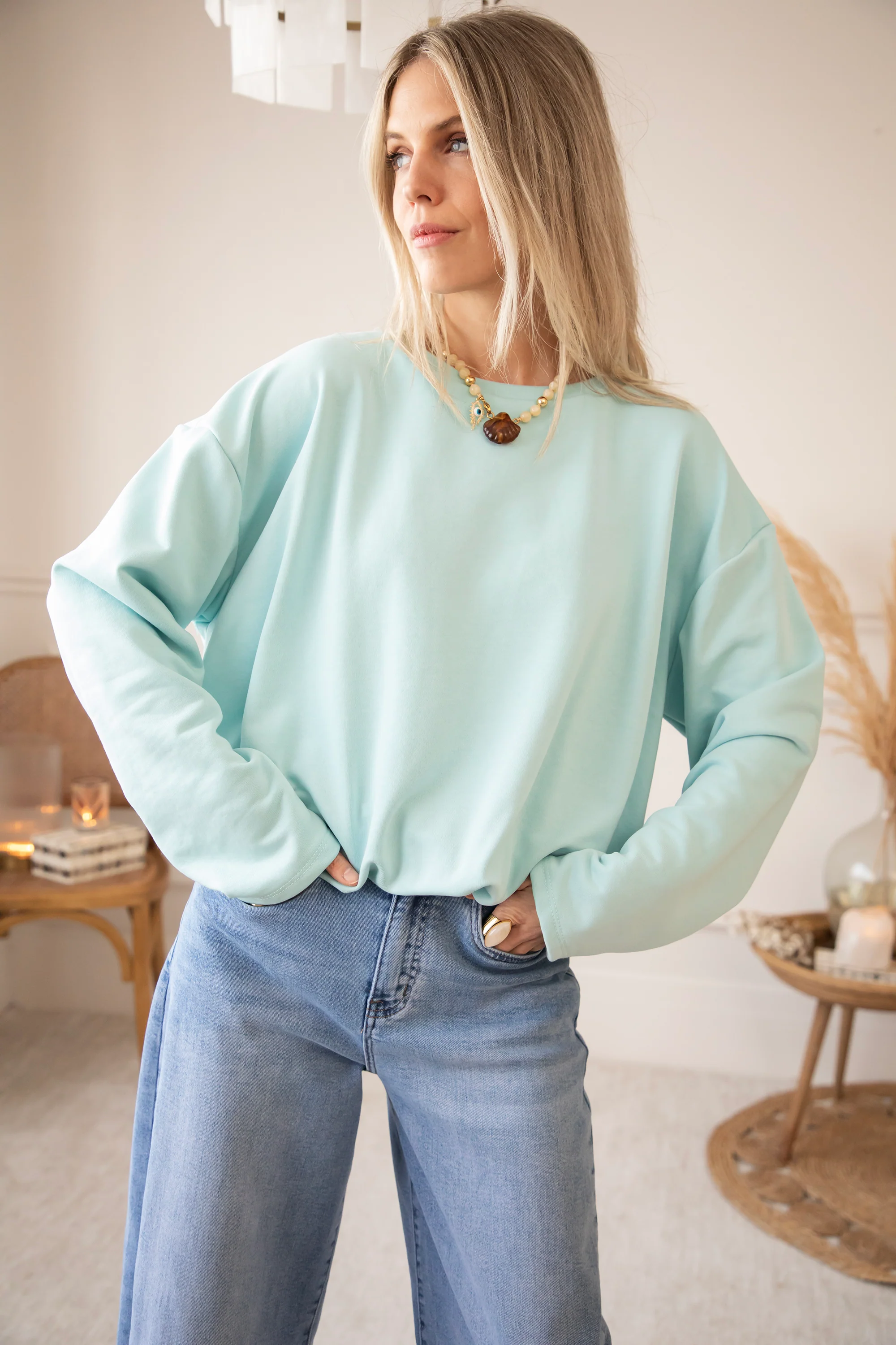Soft Stretch Mint - Sweater - Image 5