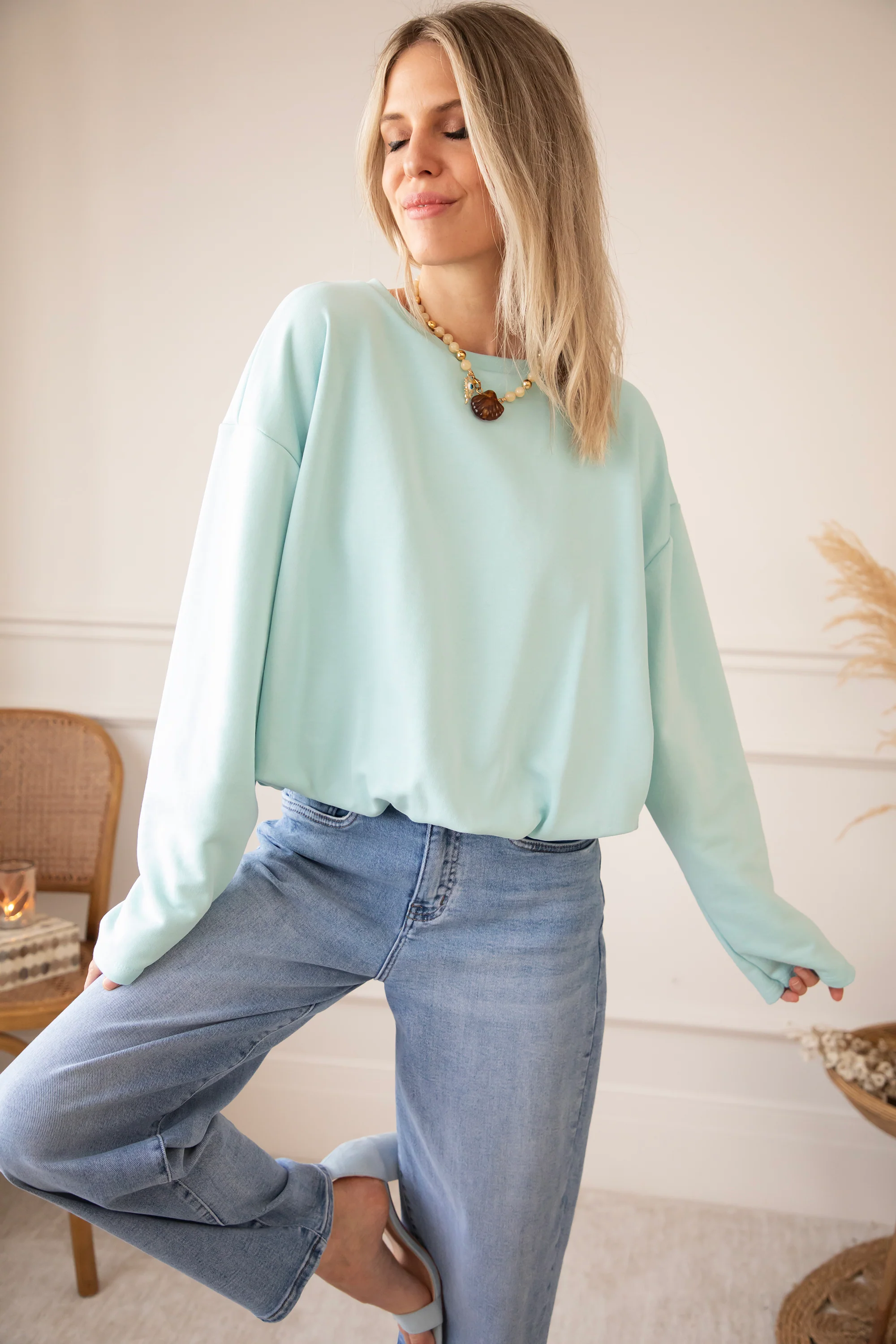 Soft Stretch Mint - Sweater - Image 7