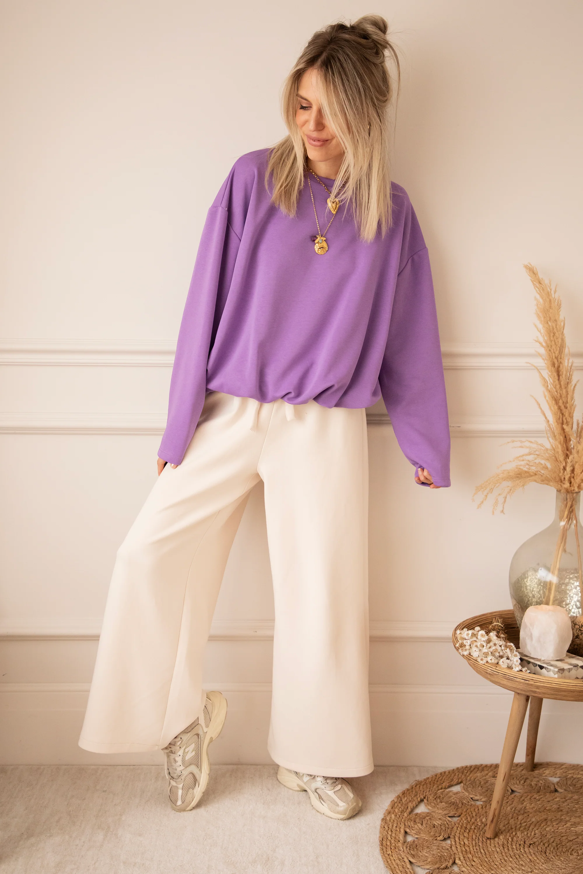 Soft Stretch Purple - Sweater - Image 3