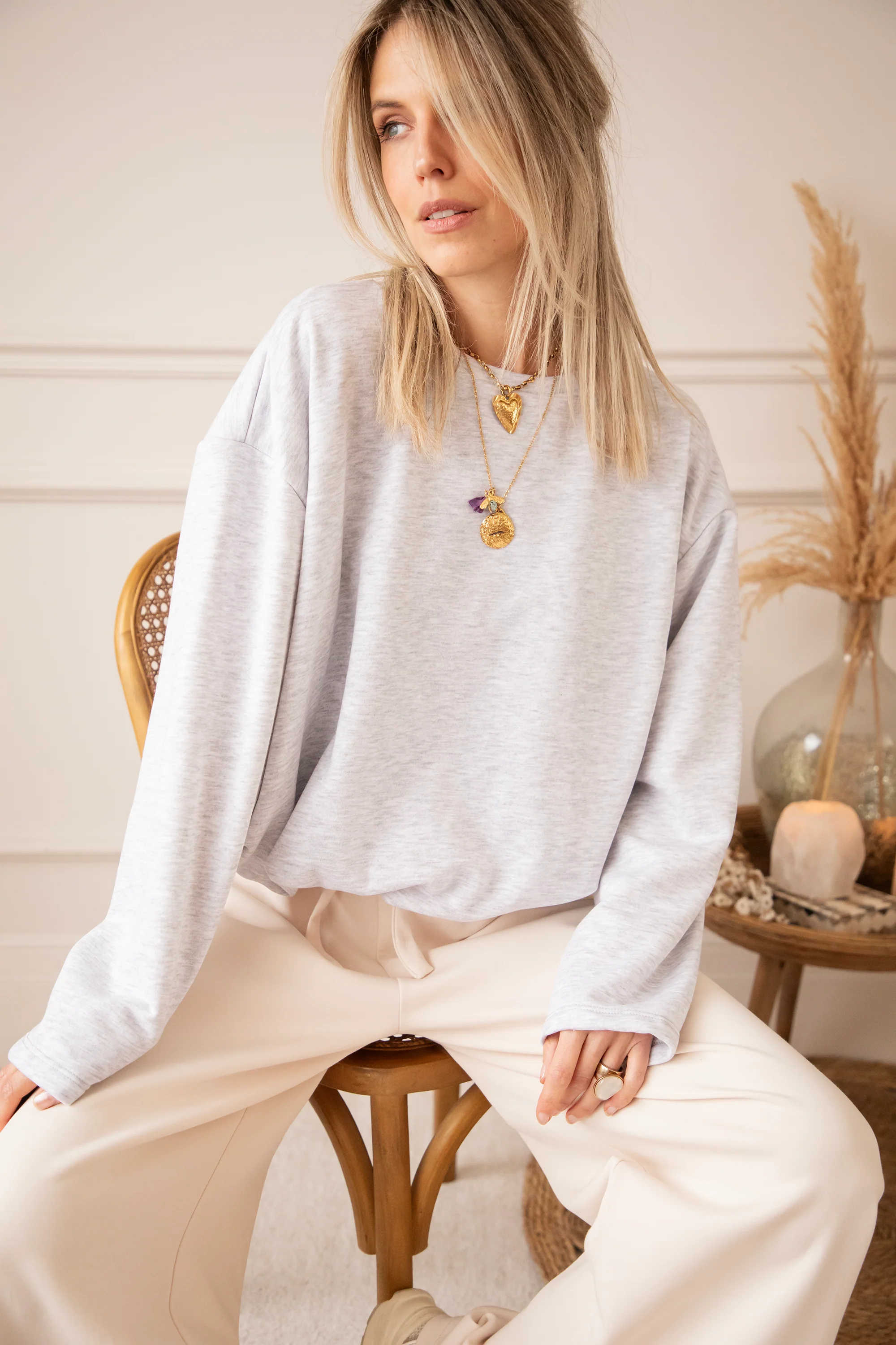 Soft Stretch Soft Grey - Sweater - Image 5