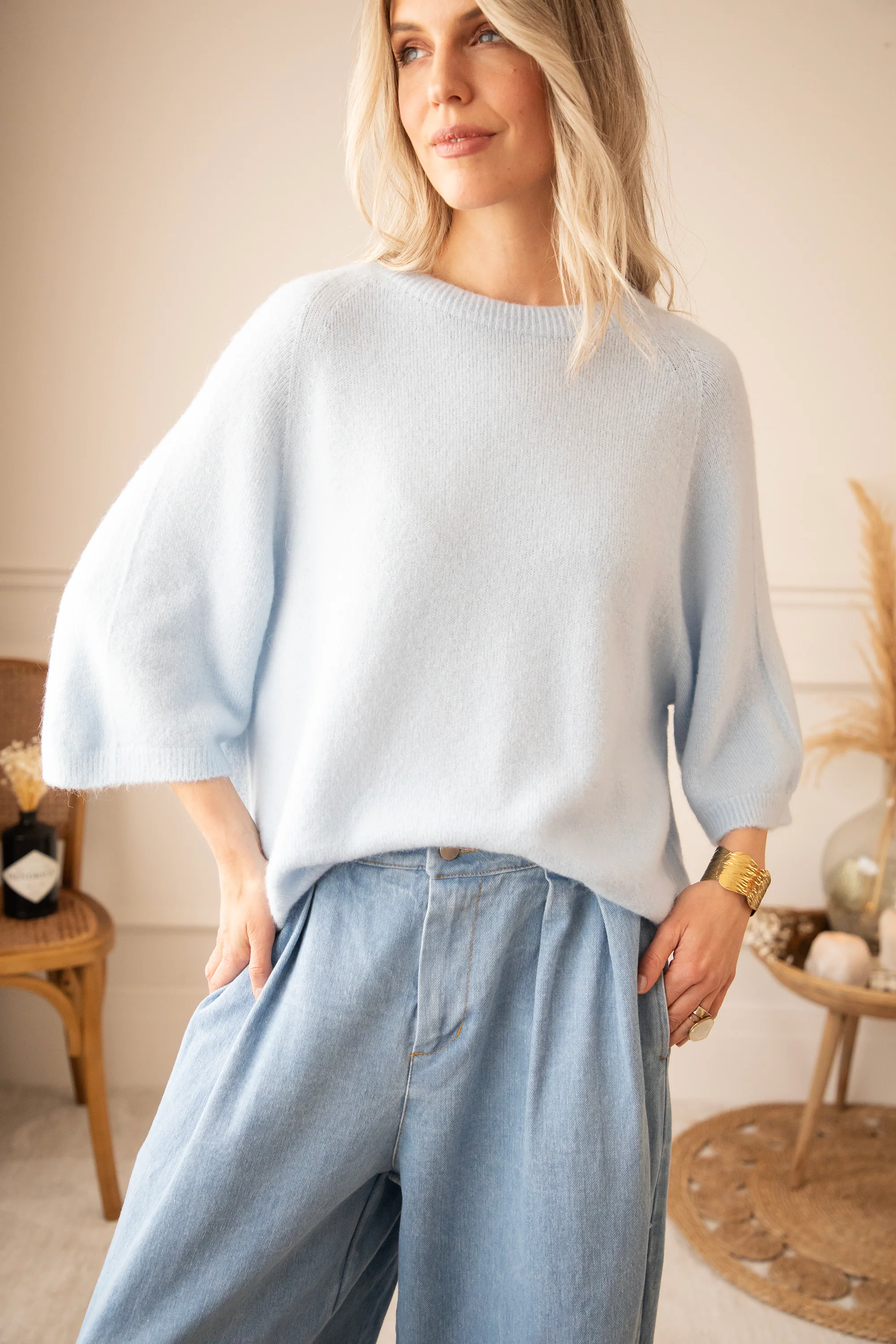 Steffi Soft Blue - Trui