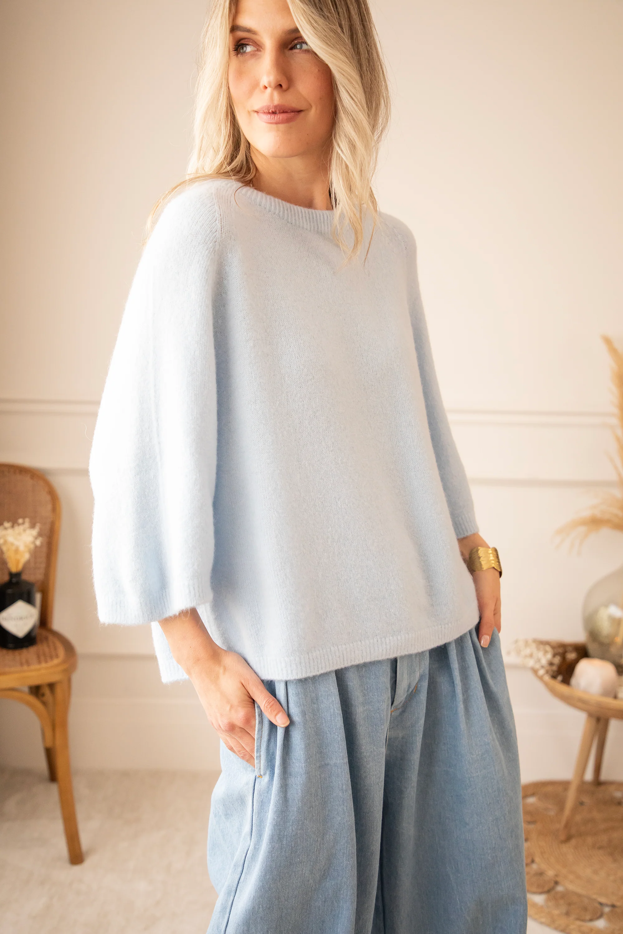 Steffi Soft Blue - Trui - Image 5