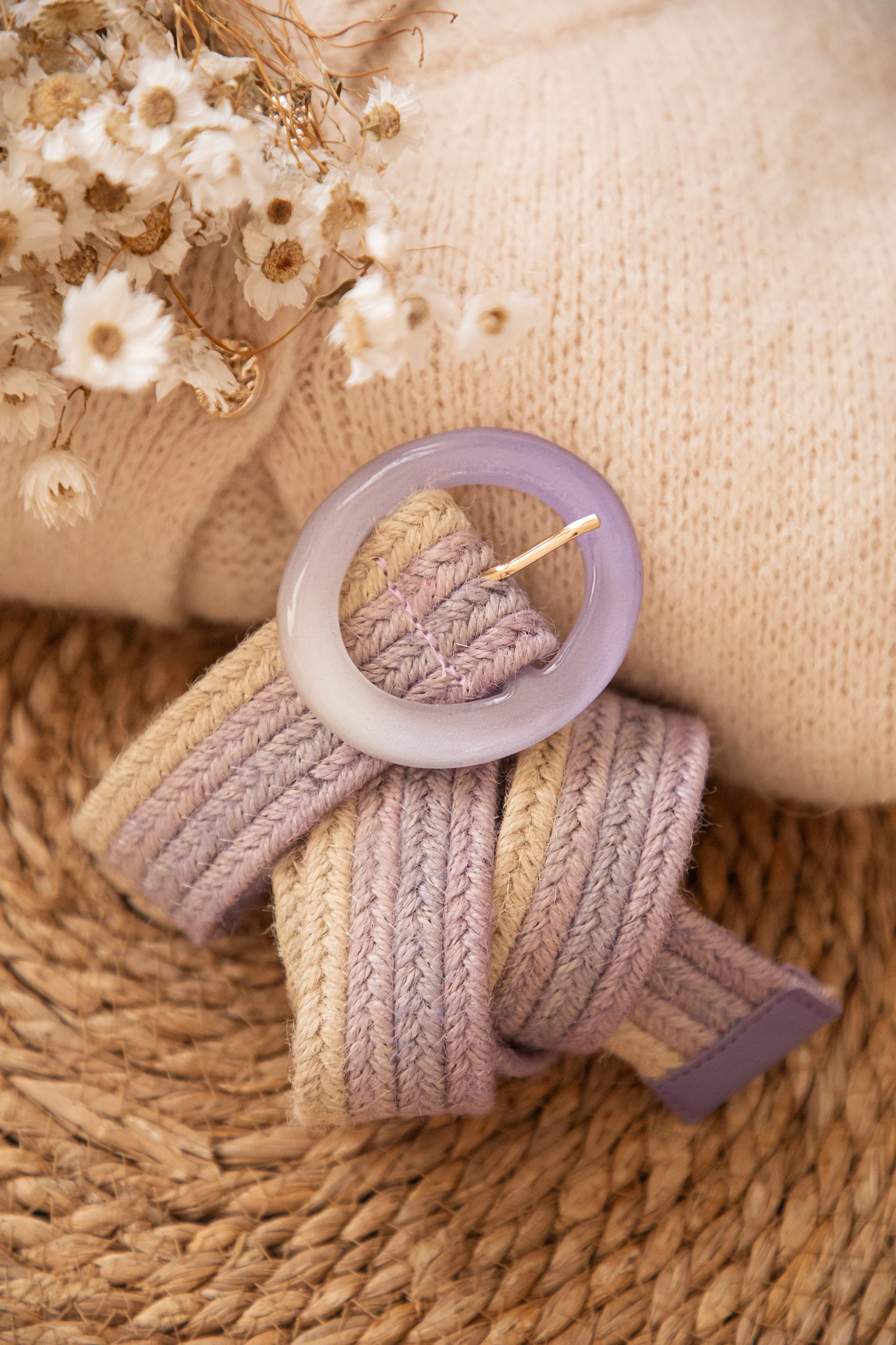 Straw Glow Lila/Beige - Riem - Image 5