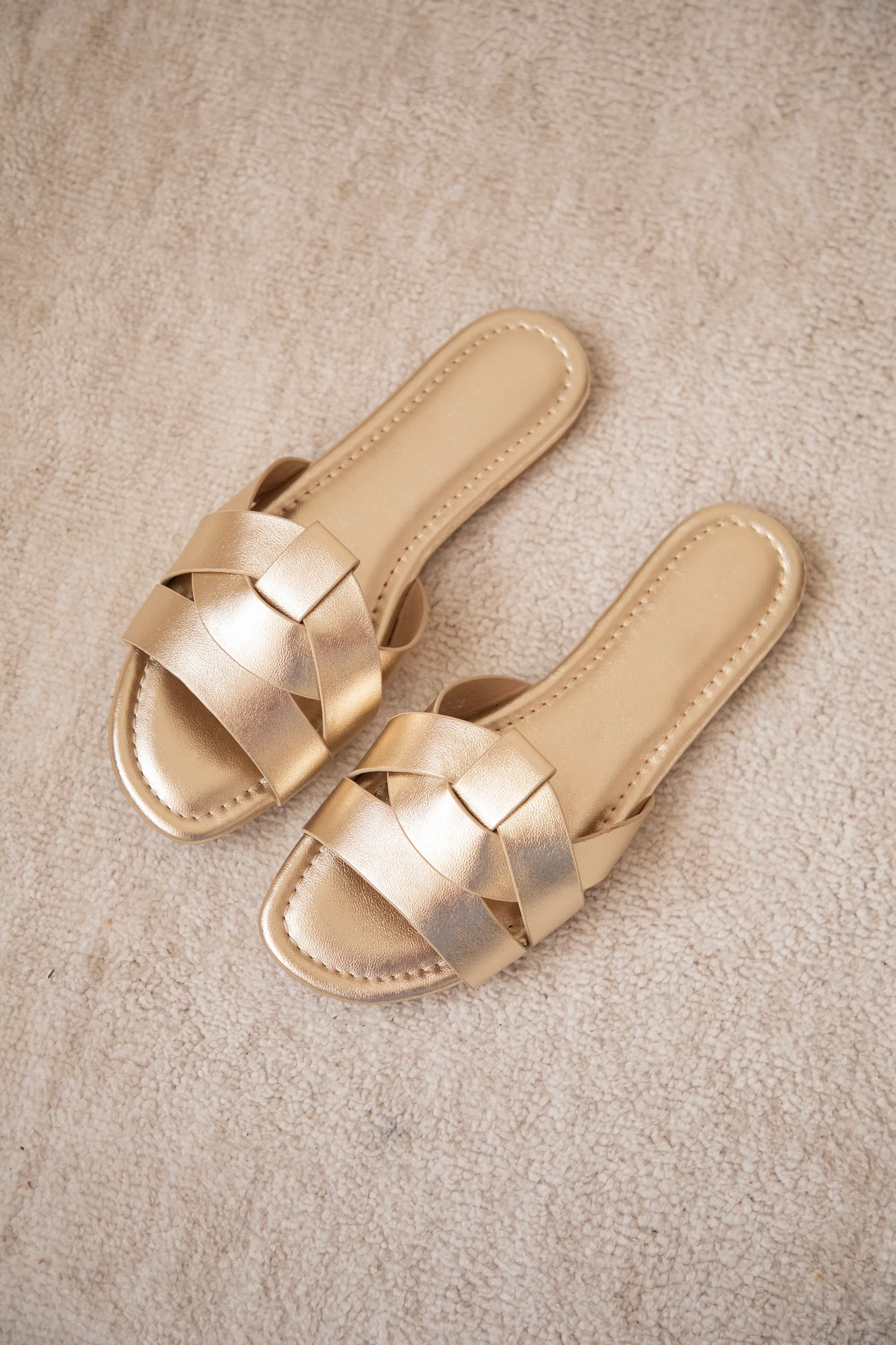 Strolling Straps Gold - Slippers - Image 3