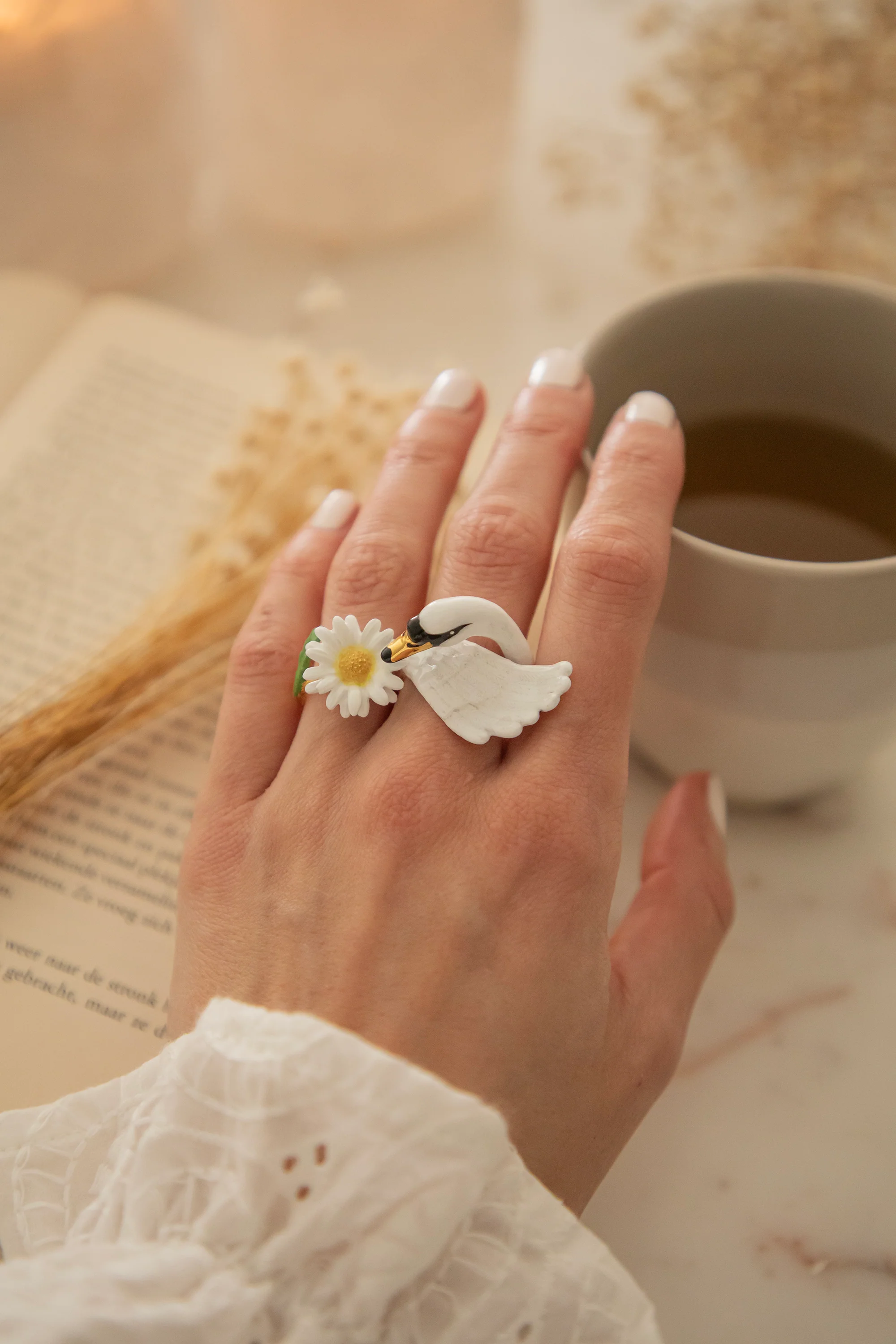 Swan White - Ring - Image 9
