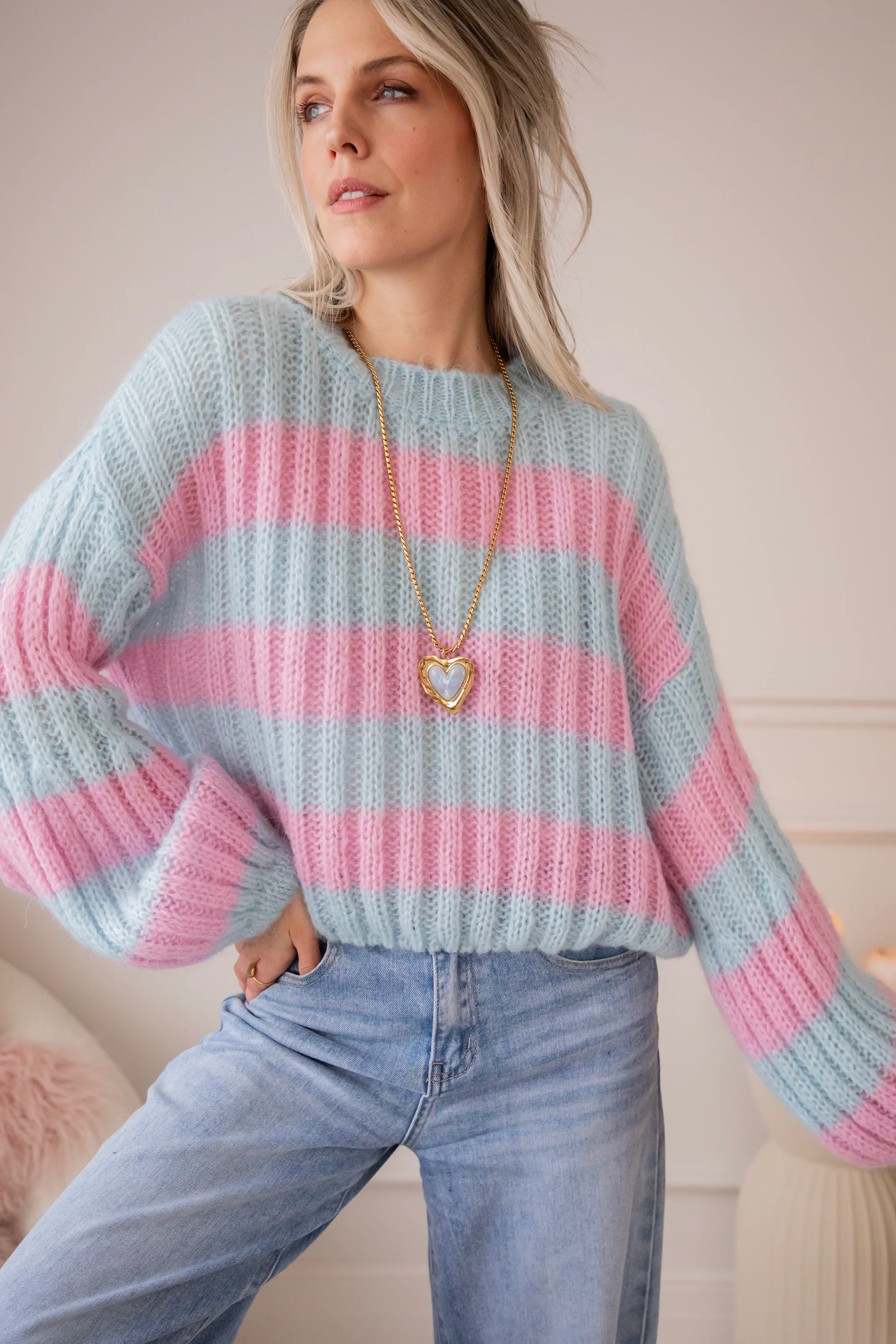 Sweet Softness Baby Blue/Baby Pink - Trui - Image 3