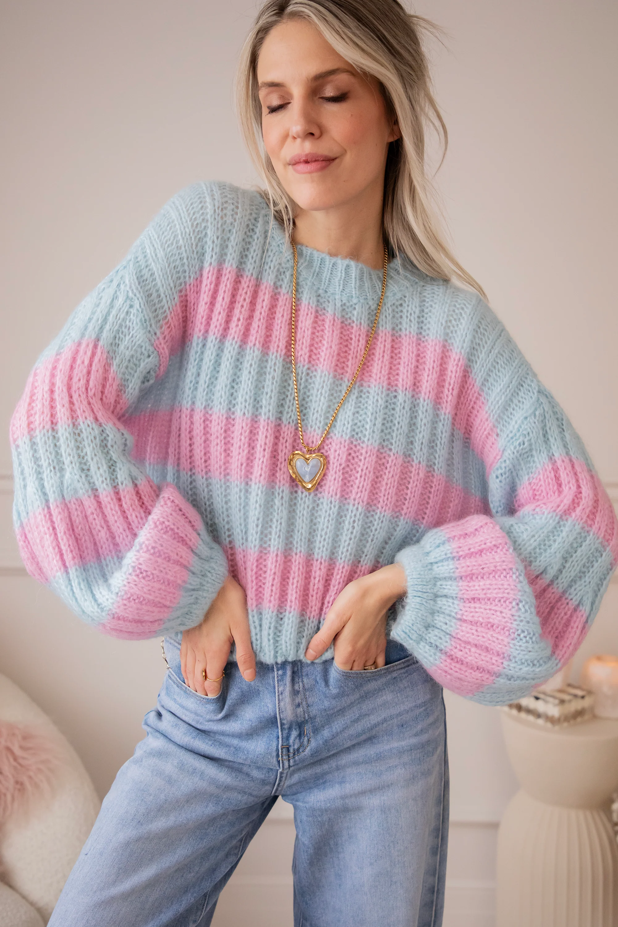 Sweet Softness Baby Blue/Baby Pink - Trui - Image 8