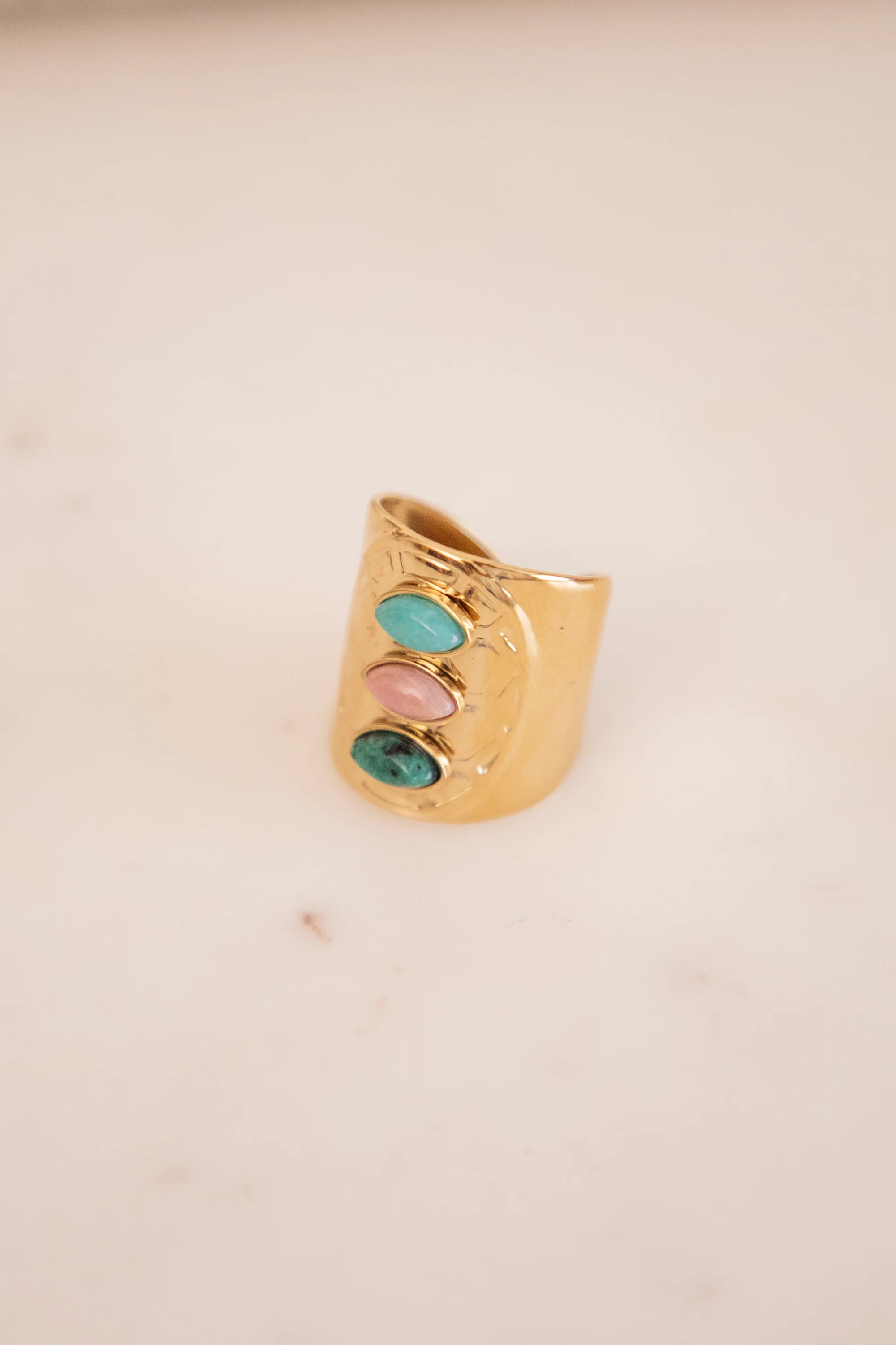 Sweet Stones Blue/Gold - Ring - Image 3