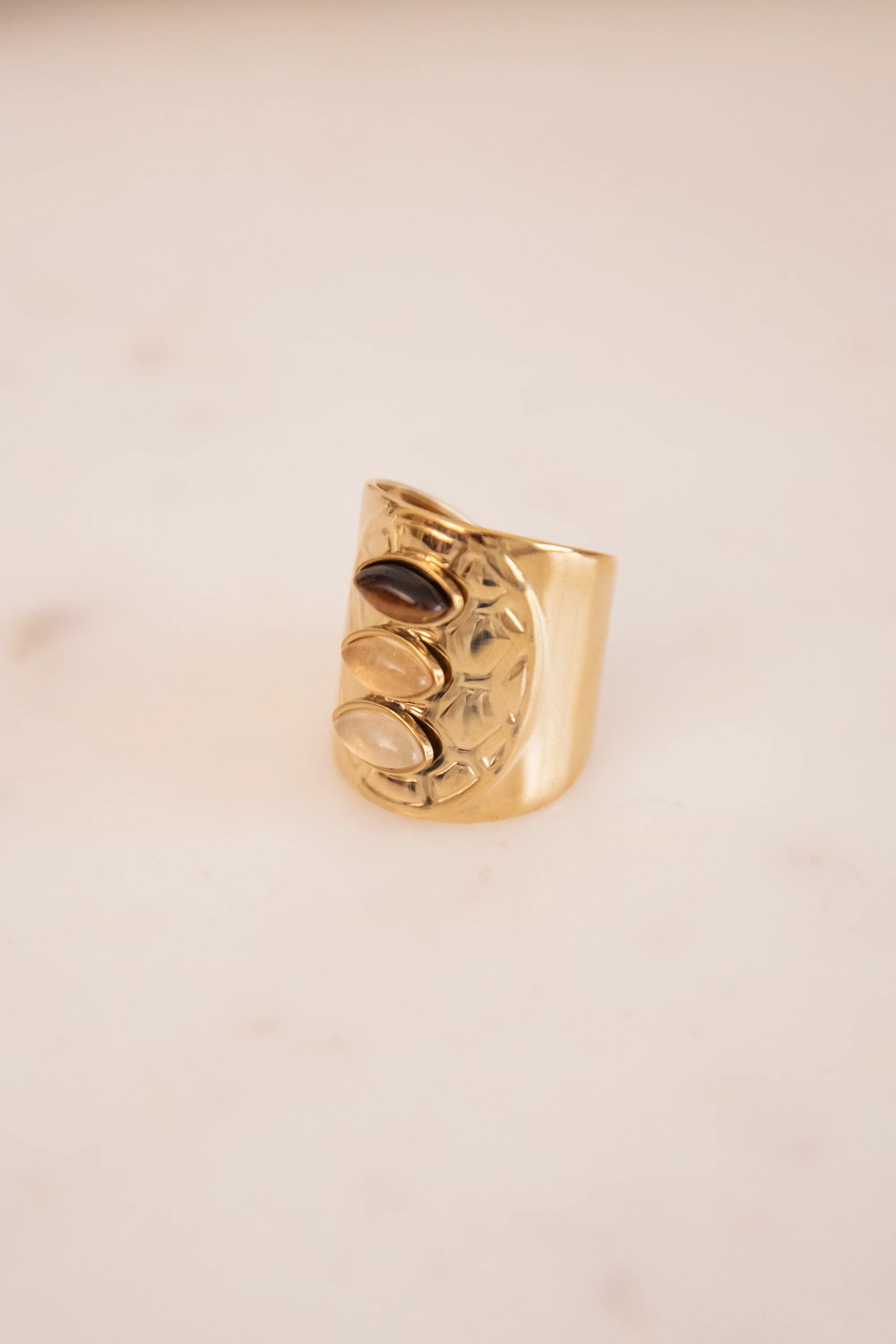 Sweet Stones Brown/Gold - Ring - Image 2