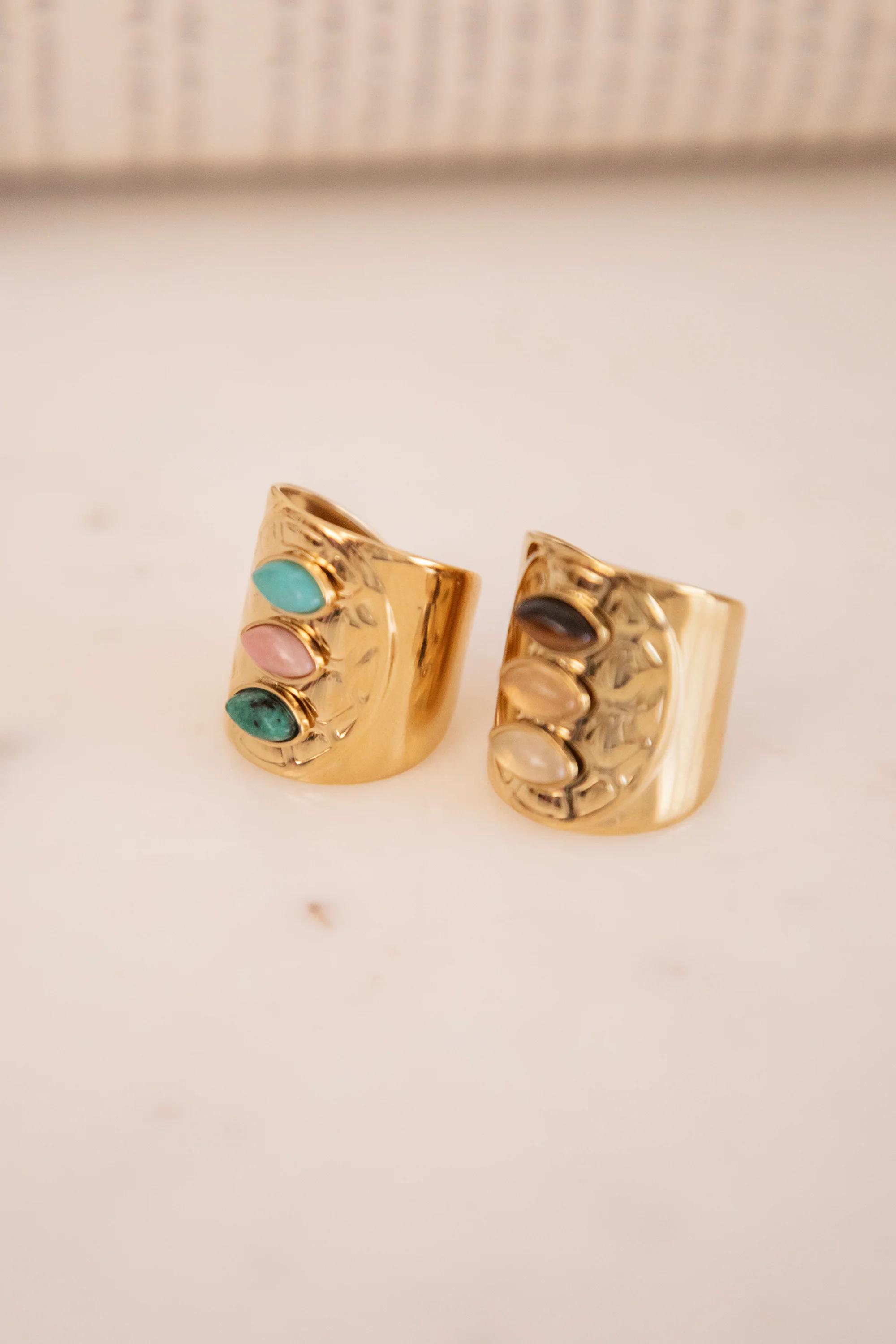 Sweet Stones Brown/Gold - Ring - Image 5