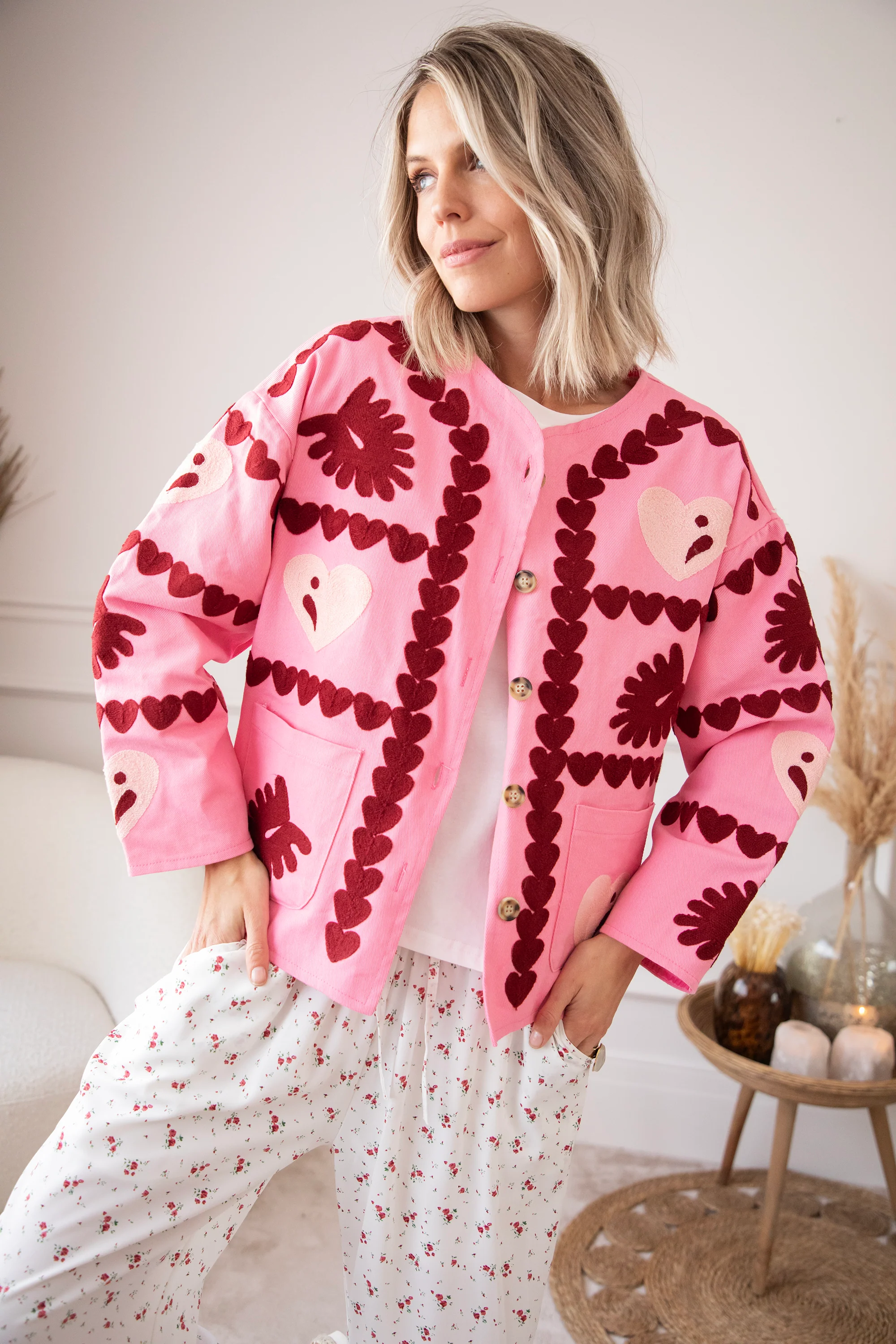 Sweetheart Hot Pink - Jacket - Image 7