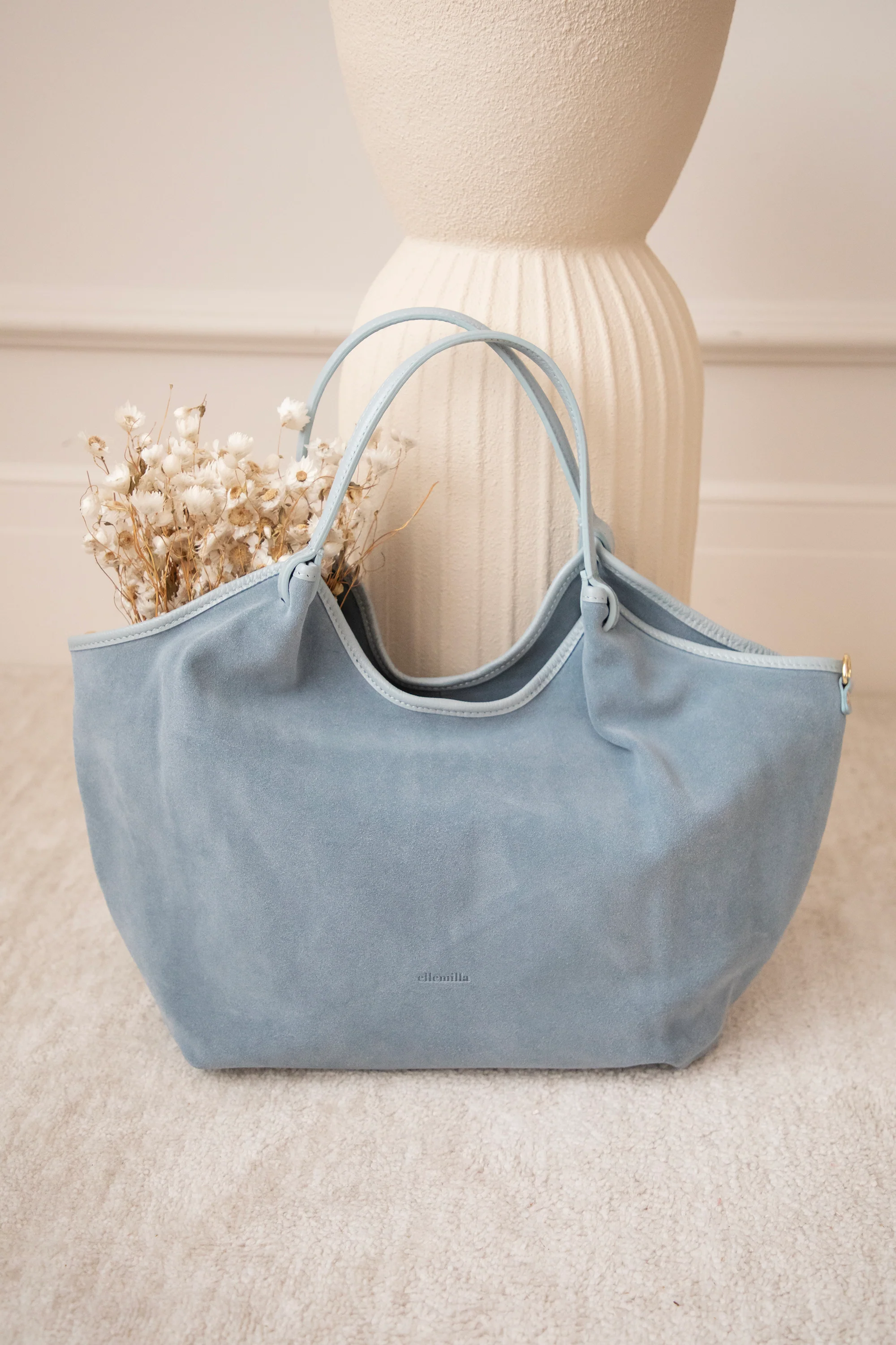 Syma Suede Blue - Handtas - Image 3
