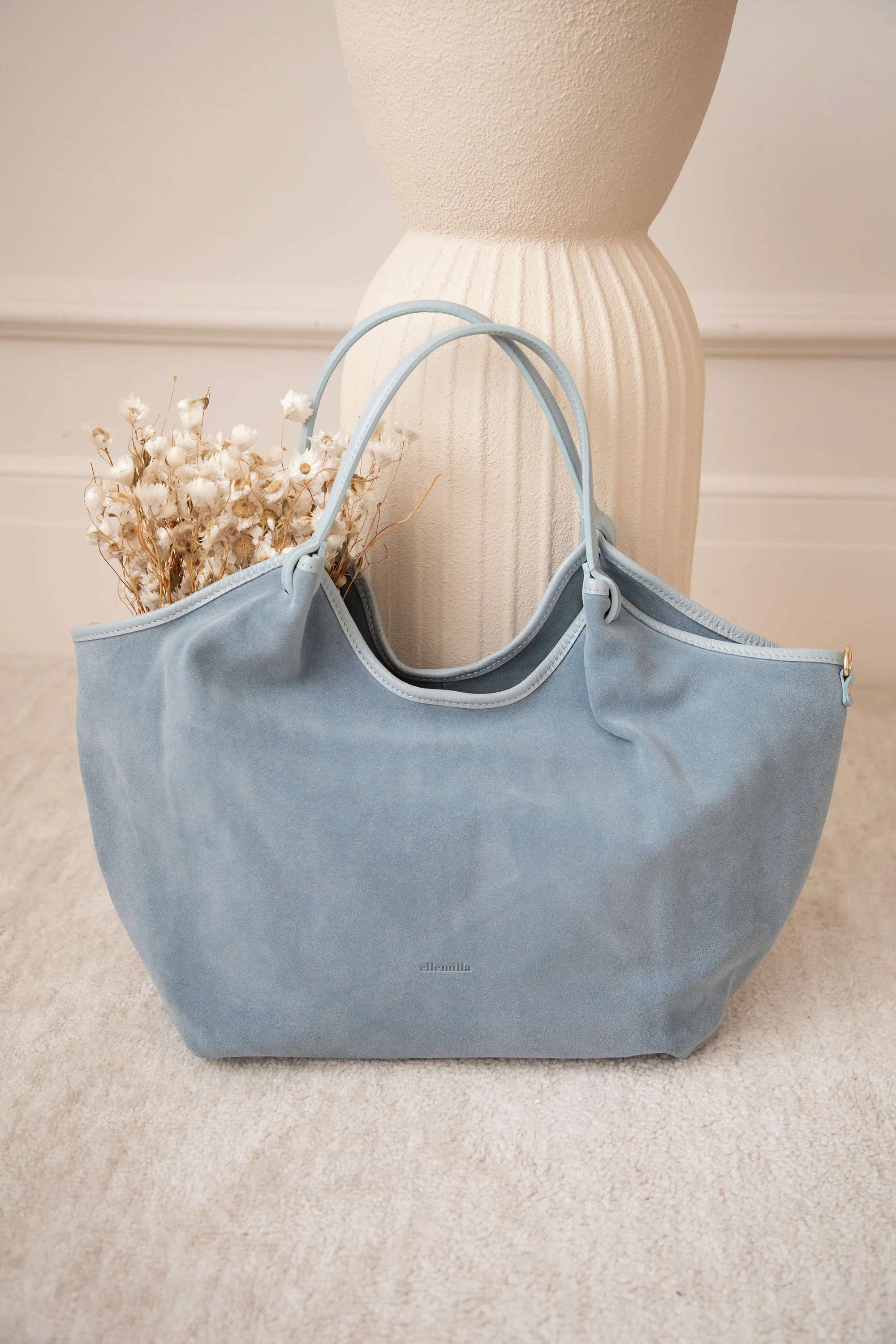 Syma Suede Blue - Handtas - Image 8