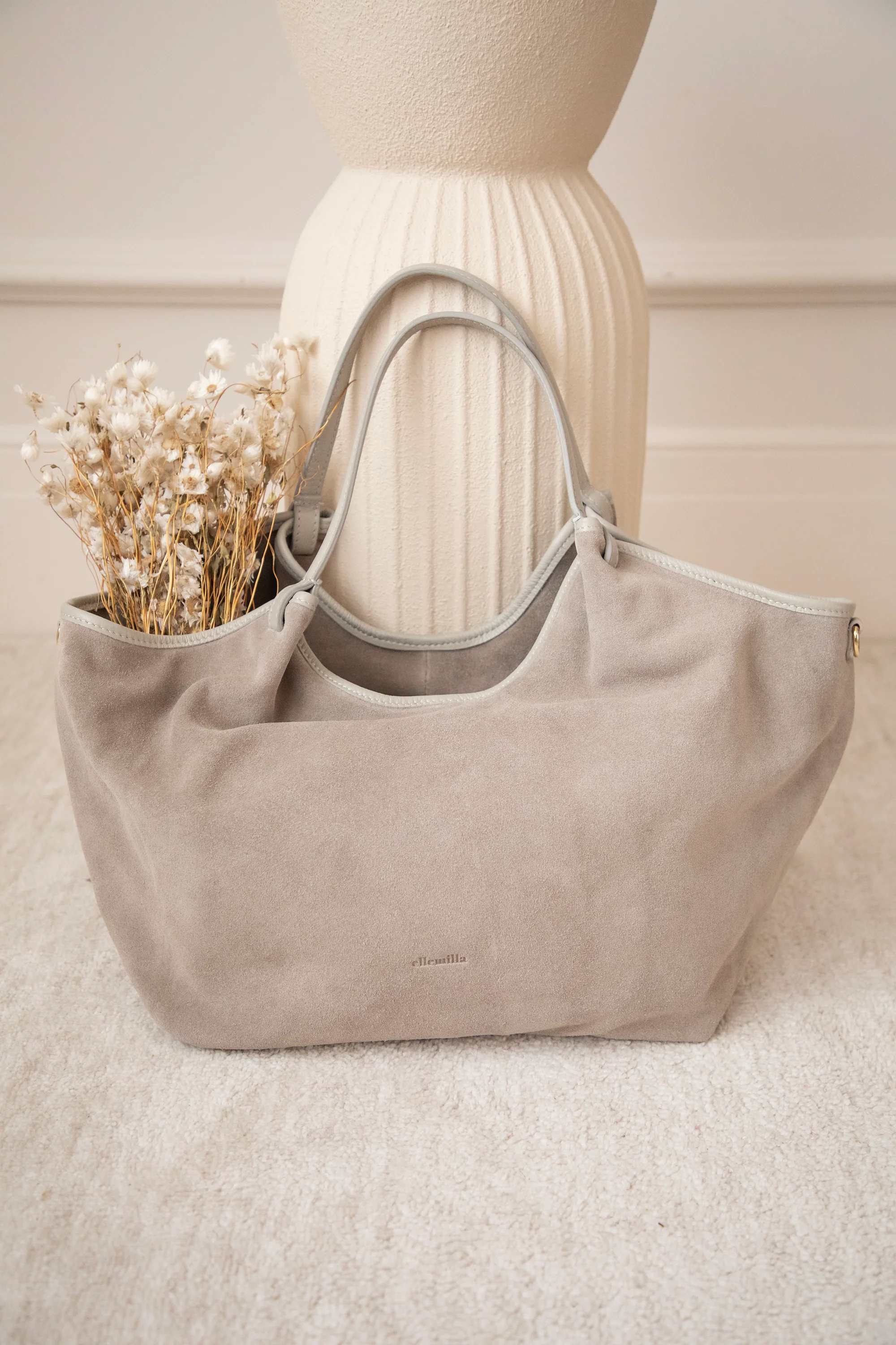 Syma Suede Grey - Handtas - Image 2