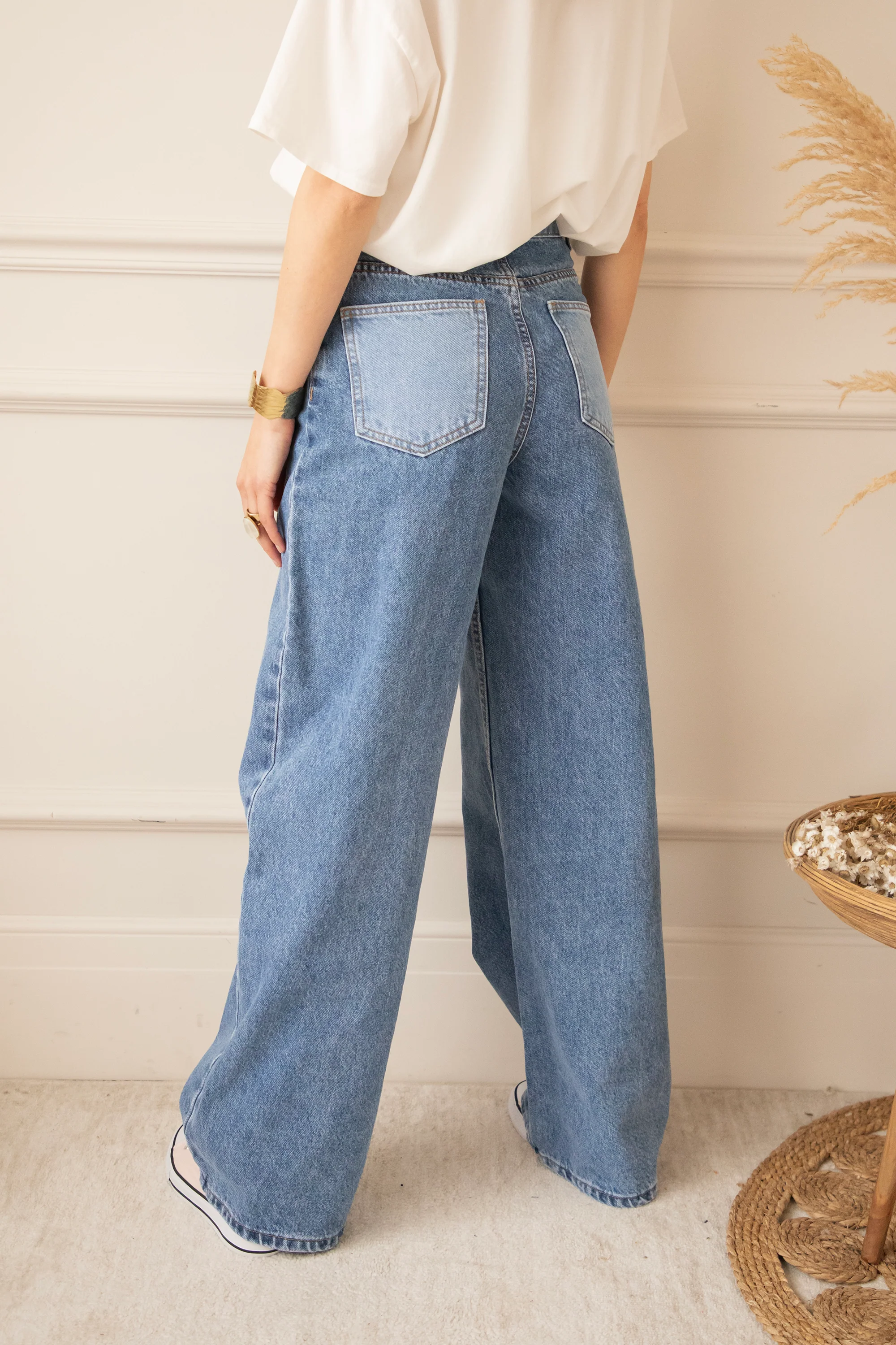 Taille With A Twist Cool Blue - Jeans - Image 3