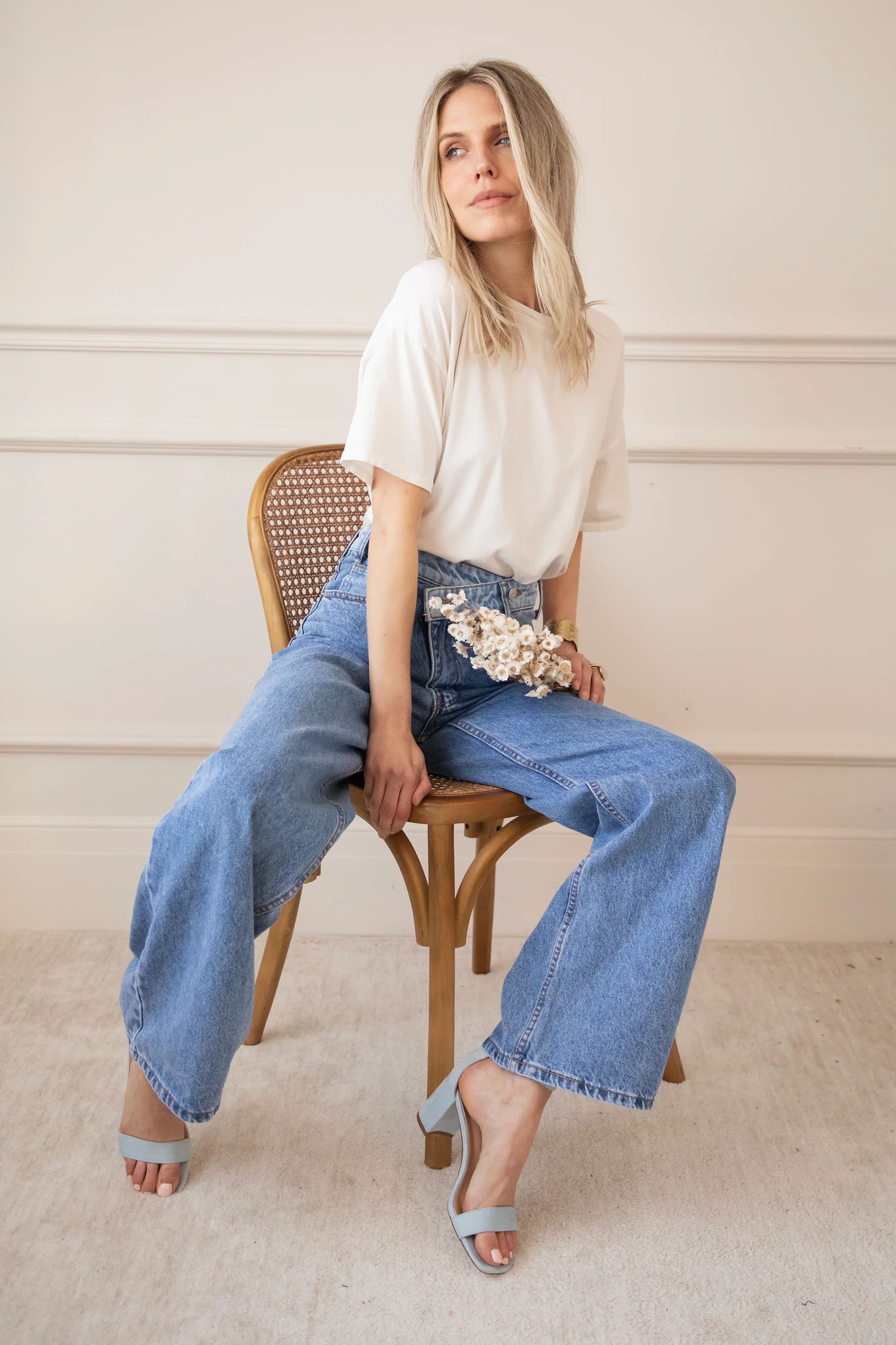 Taille With A Twist Cool Blue - Jeans - Image 5
