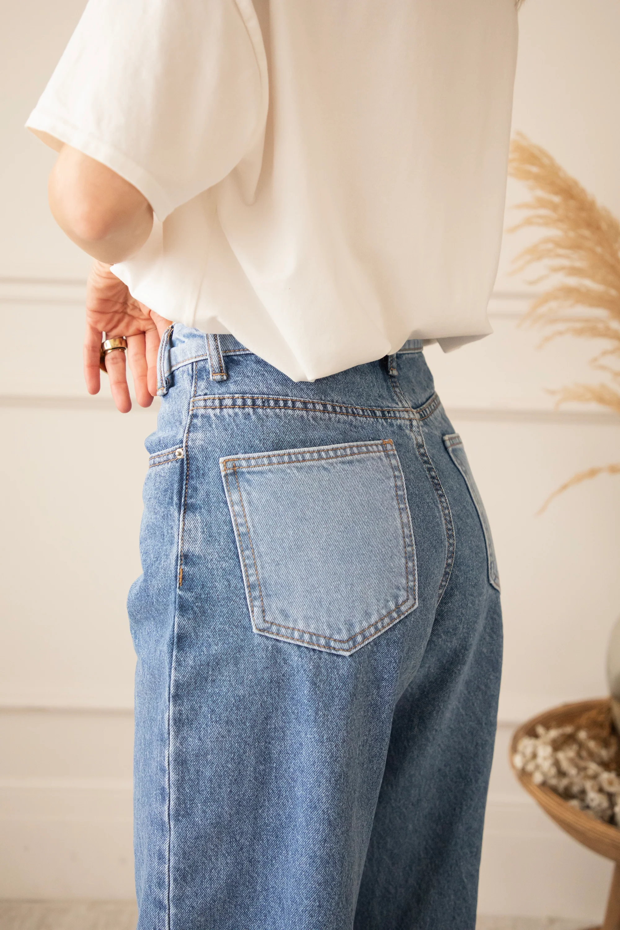 Taille With A Twist Cool Blue - Jeans - Image 6