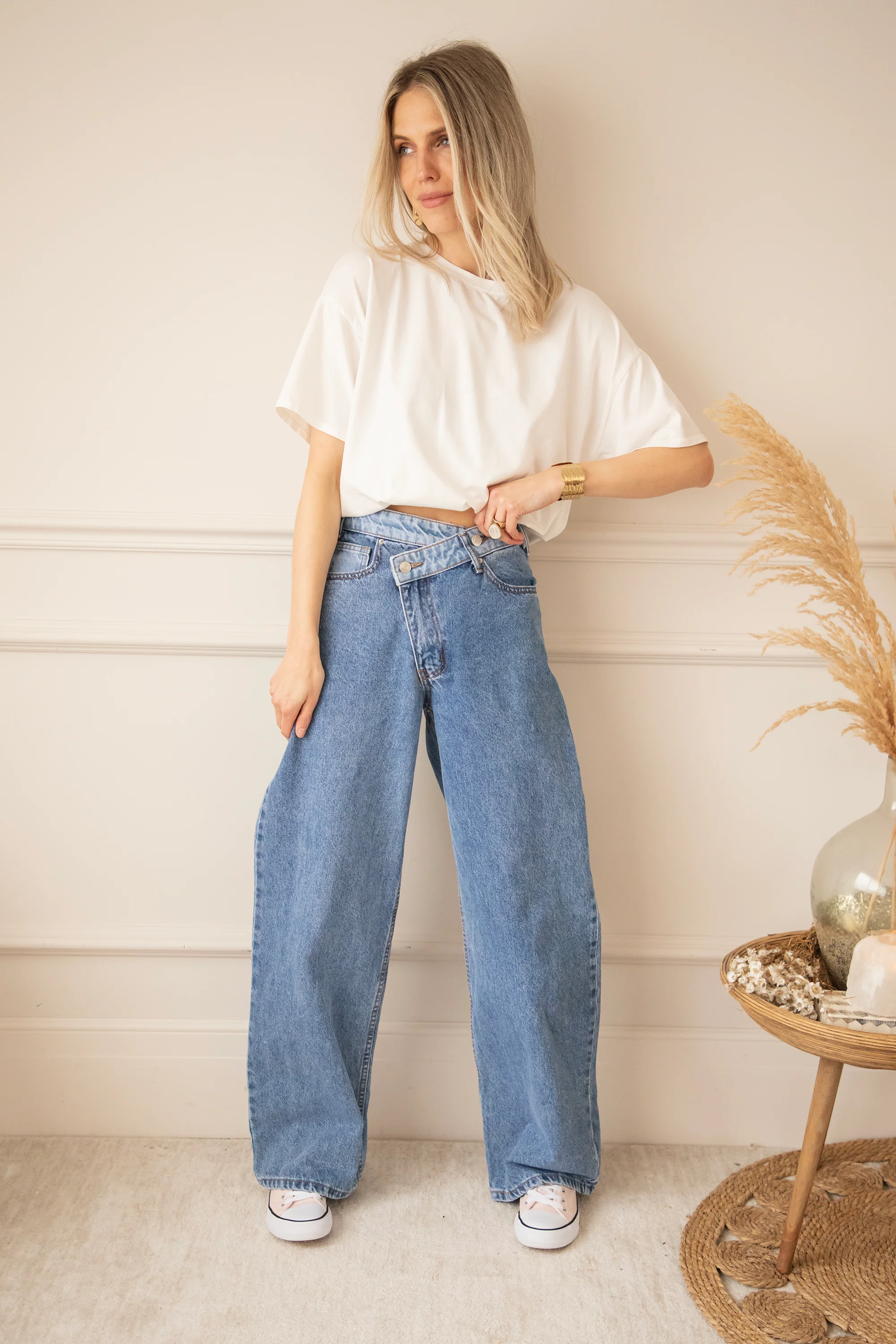Taille With A Twist Cool Blue - Jeans - Image 7