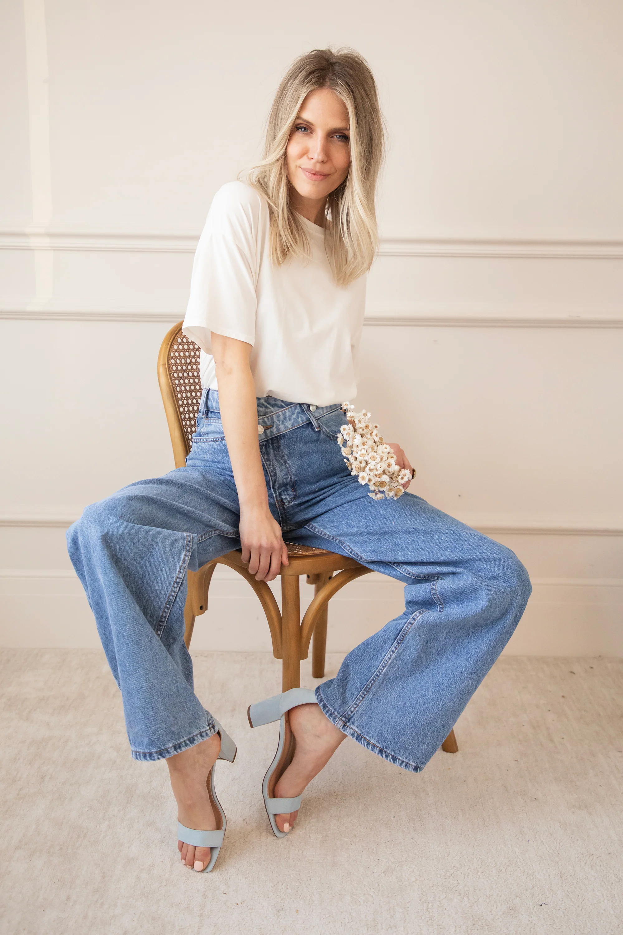 Taille With A Twist Cool Blue - Jeans - Image 8