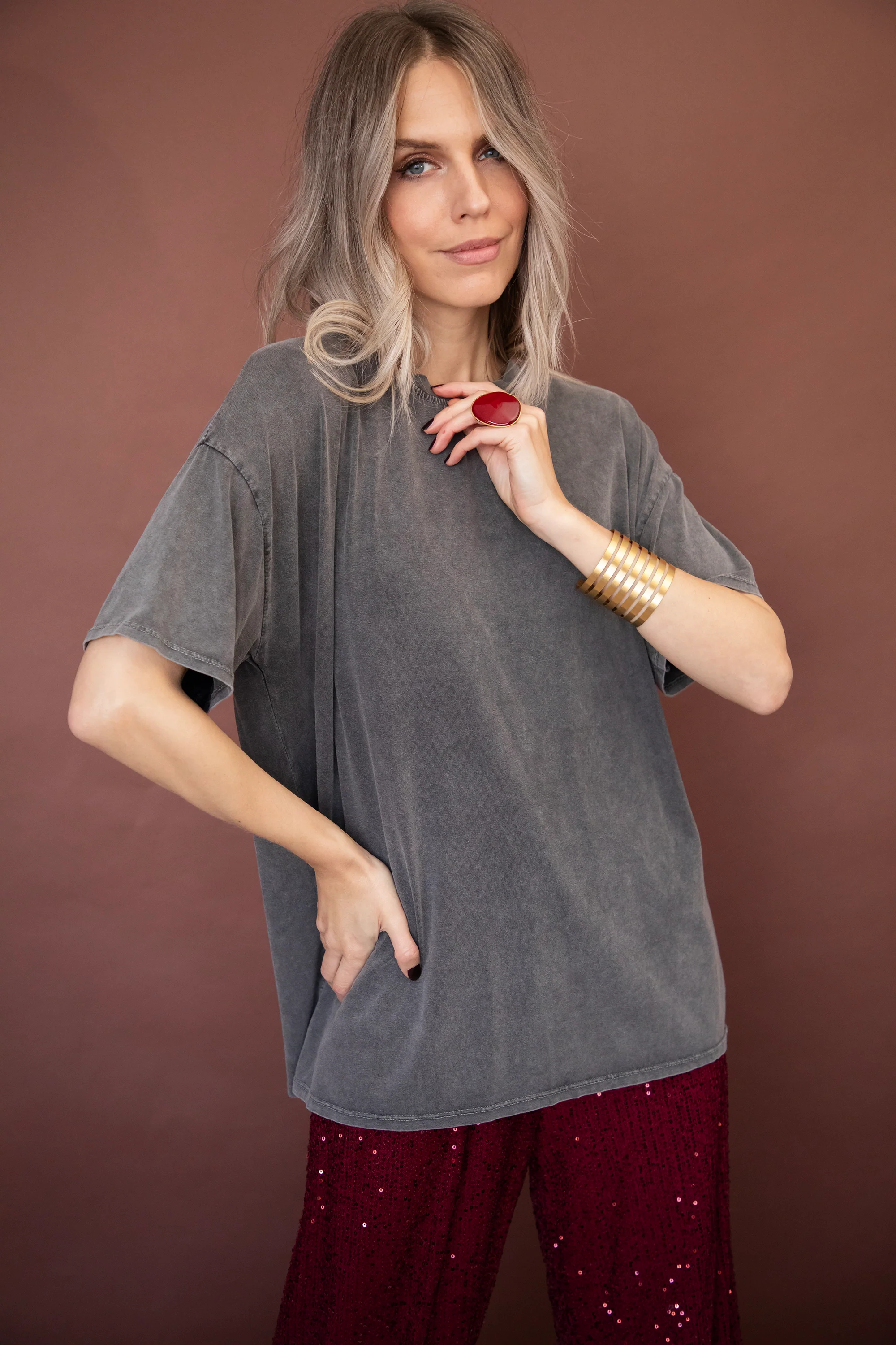 The Base Dark Grey - T-Shirt - Image 8