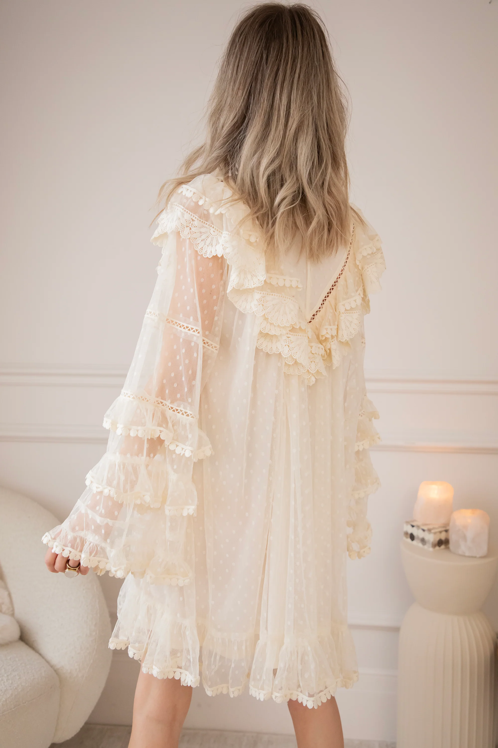 Tule Dreams Beige - Jurk - Image 8