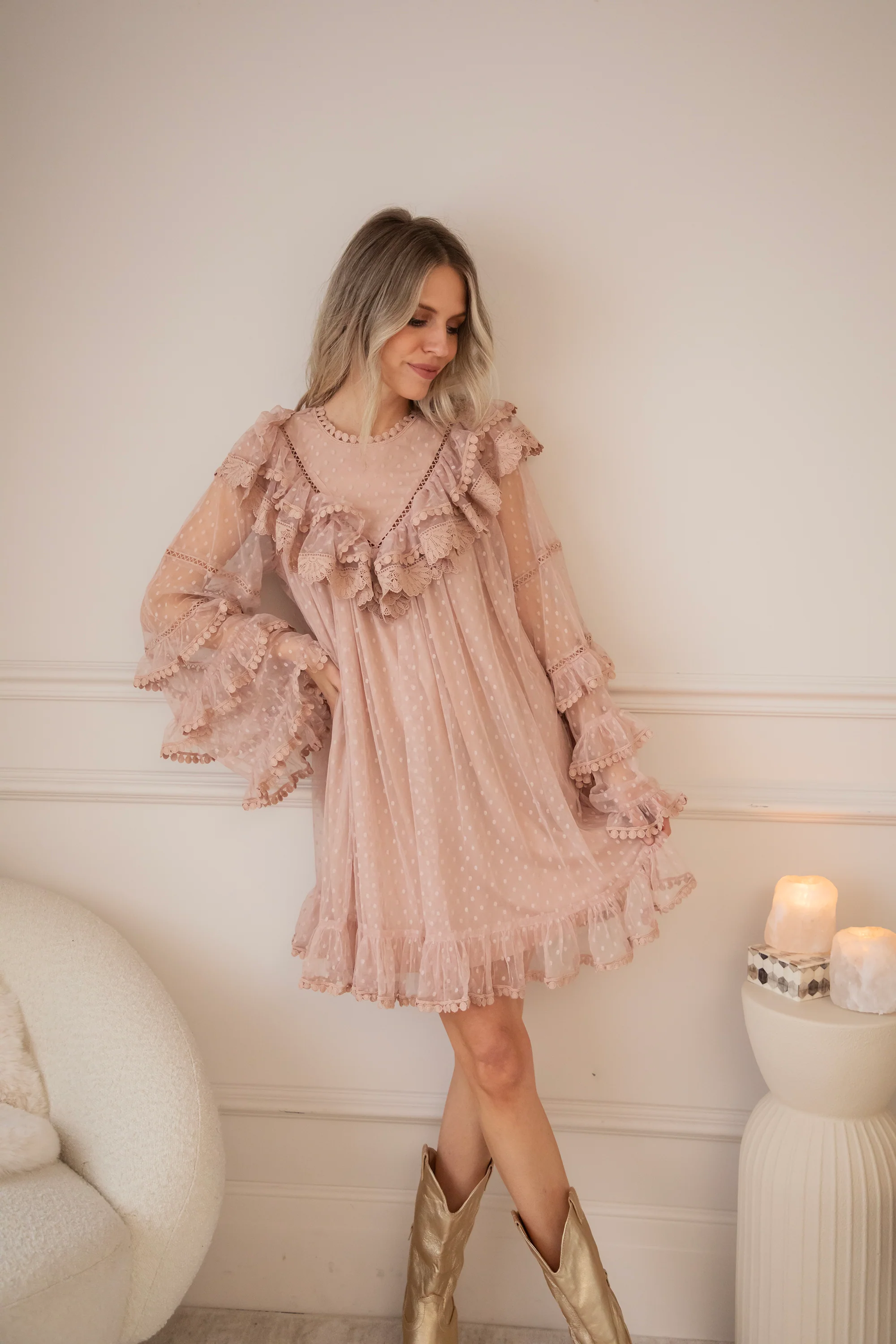 Tule Dreams Old Pink - Jurk - Image 5