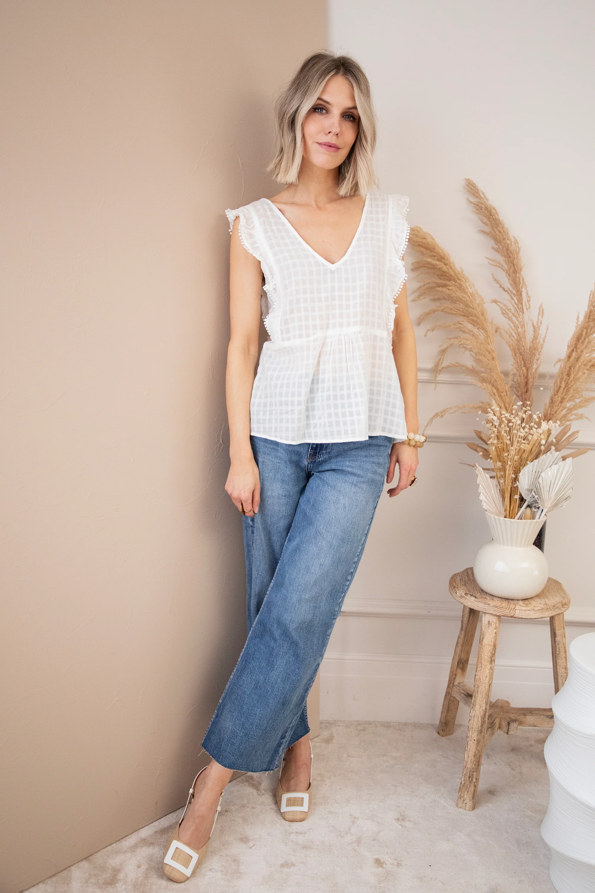 Vida White - Top - Image 2