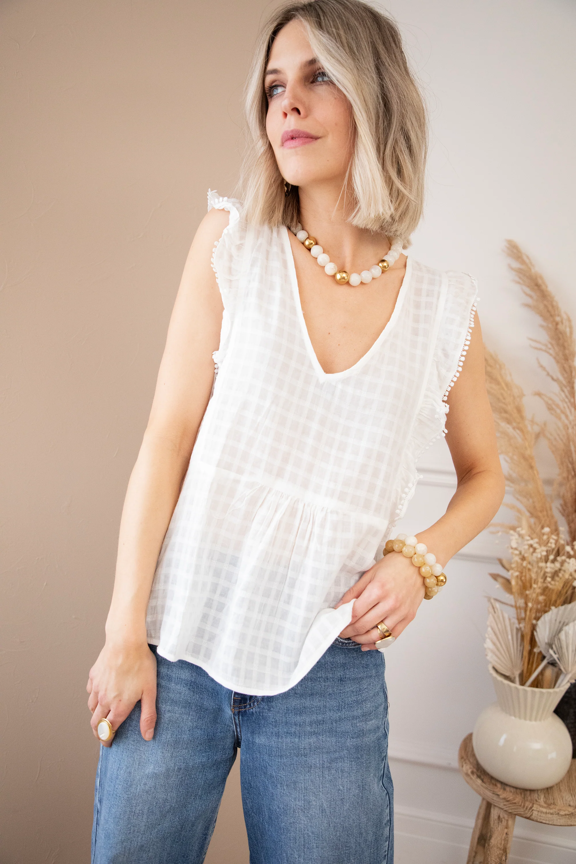 Vida White - Top - Image 7