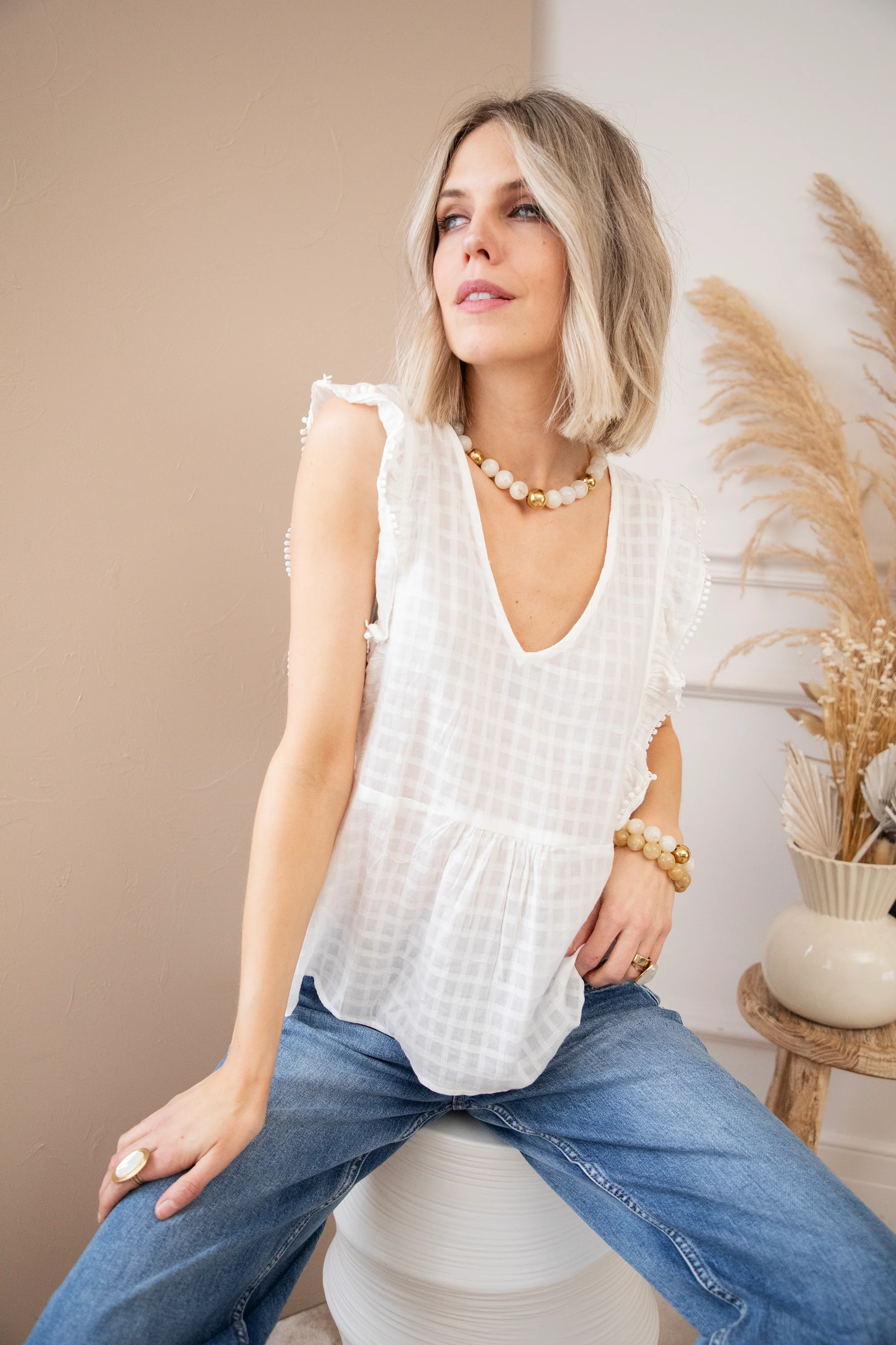 Vida White - Top - Image 9