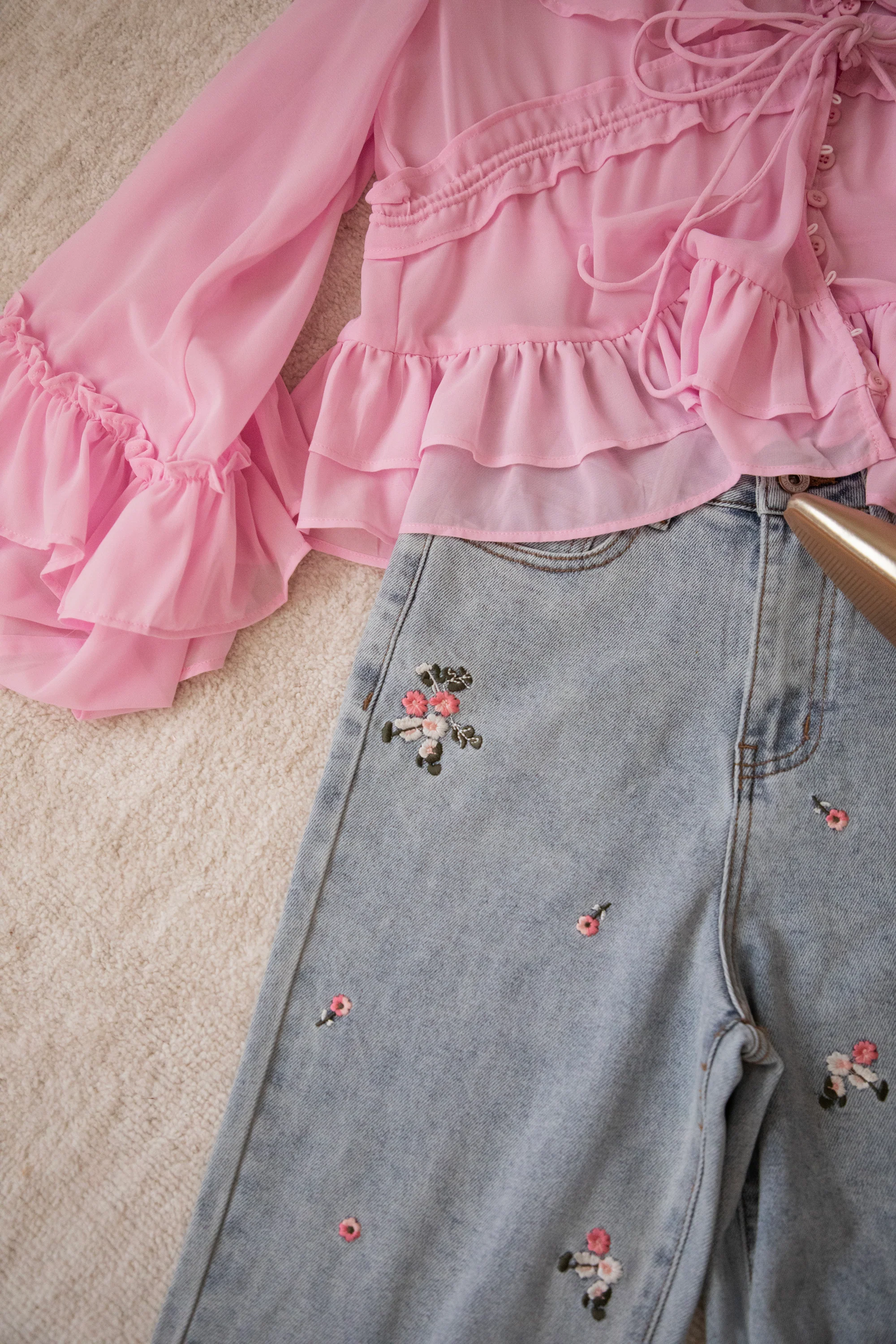 Volantina Pink - Blouse - Image 7