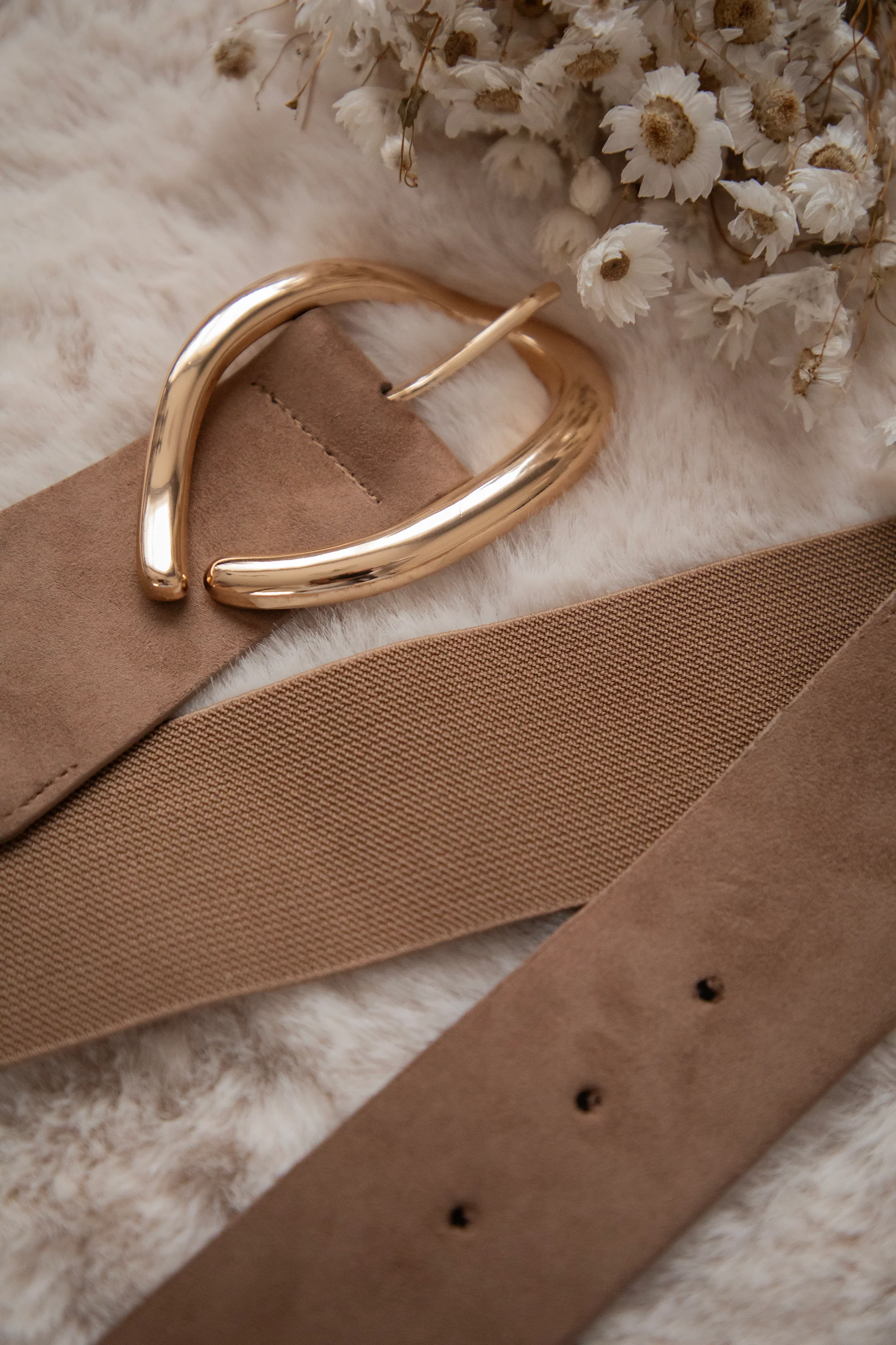 Waist Embrace Taupe/Gold - Riem