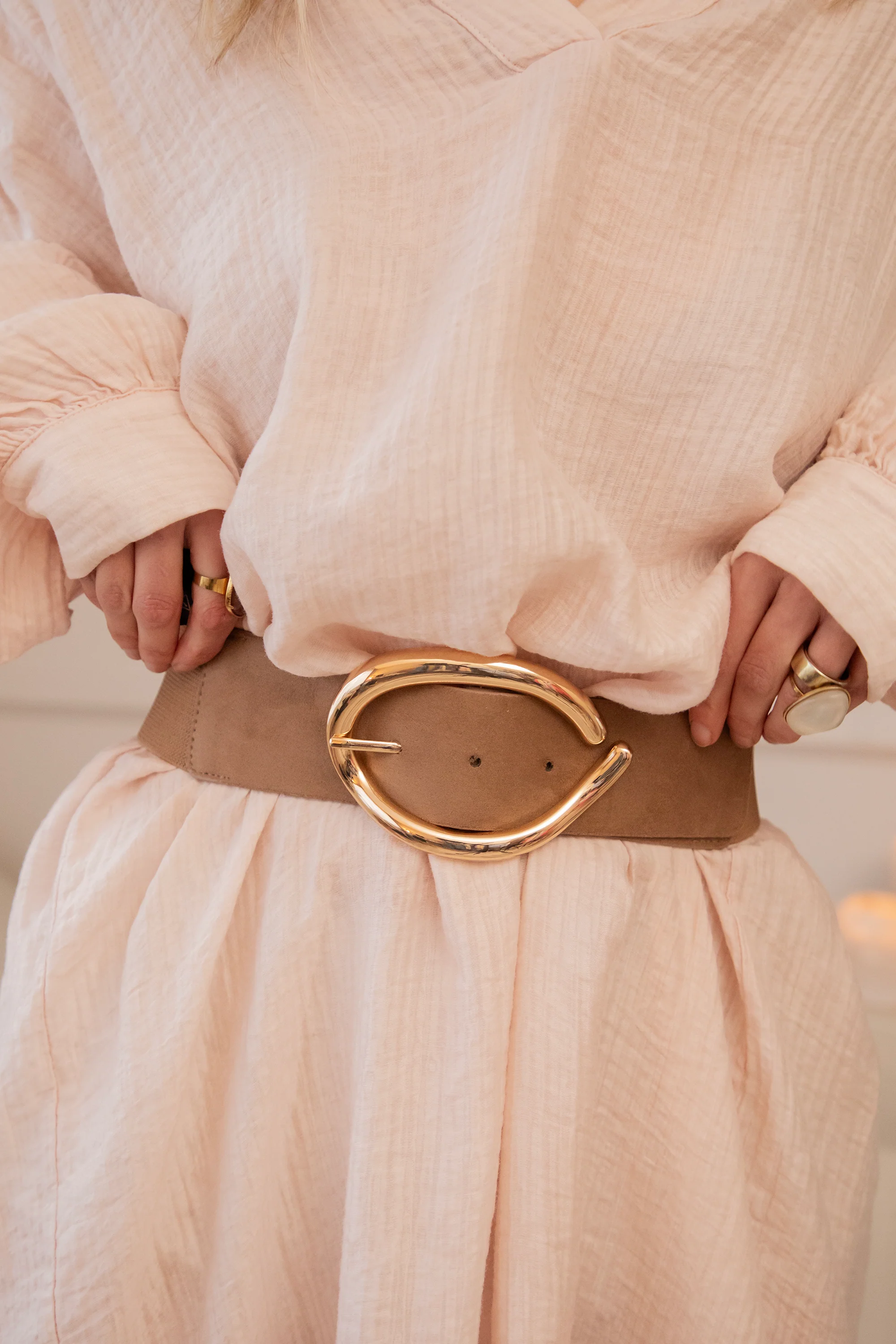 Waist Embrace Taupe/Gold - Riem - Image 4