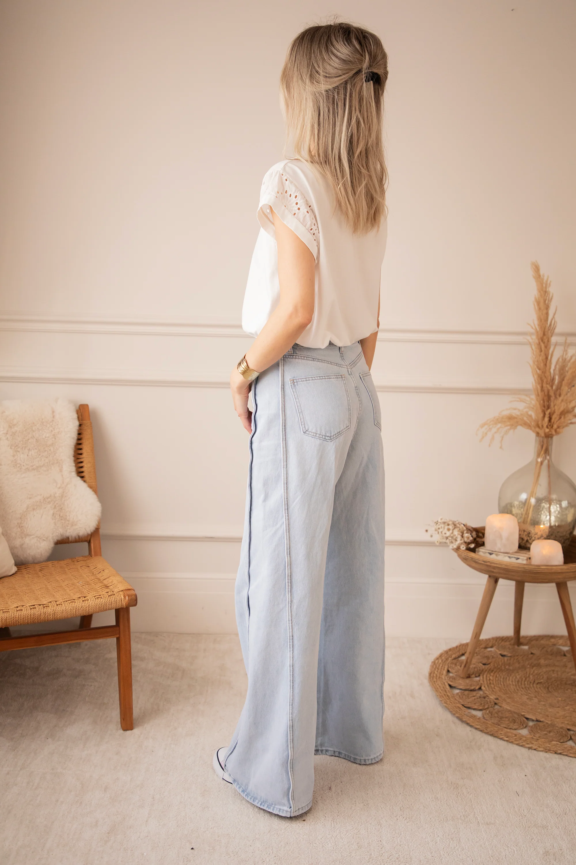 Wide Stitch Light Blue - Jeans - Image 10