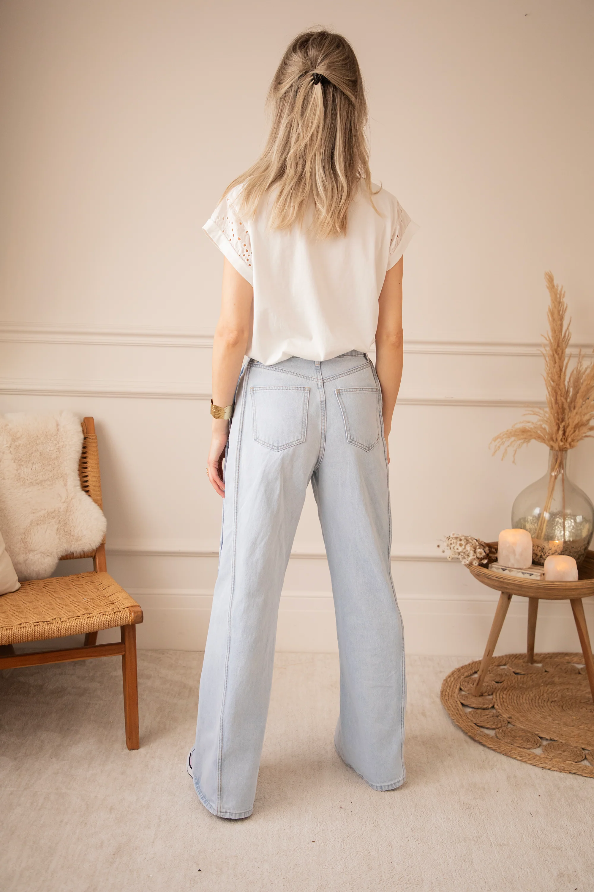 Wide Stitch Light Blue - Jeans - Image 6