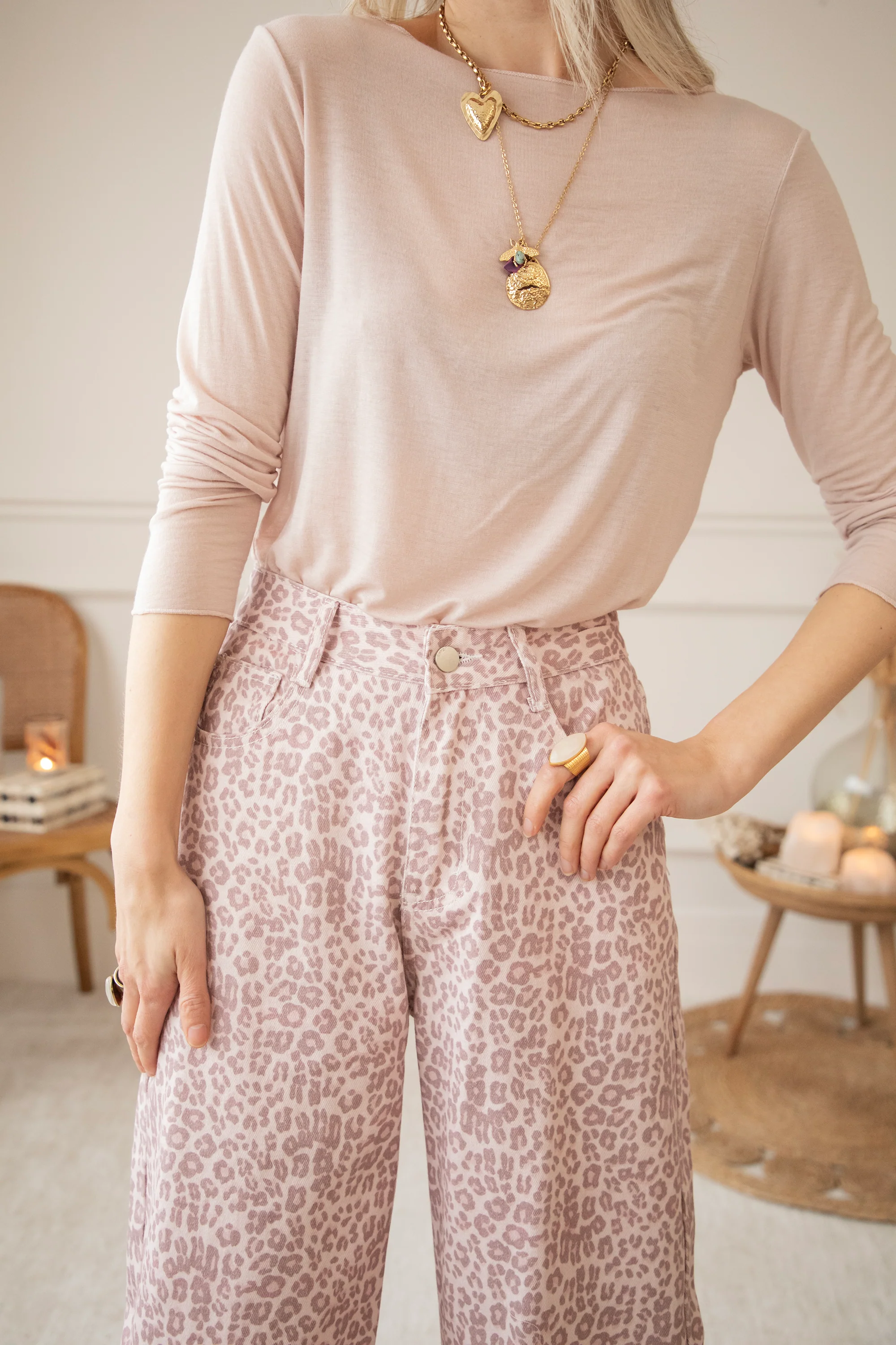 Wild Wide Soft Pink - Jeans - Image 3
