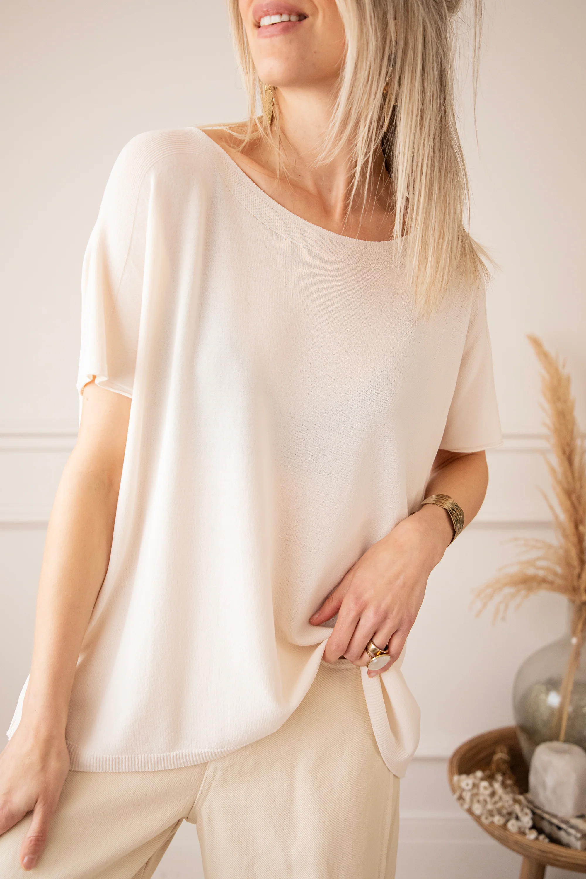Yuna Beige - T-Shirt